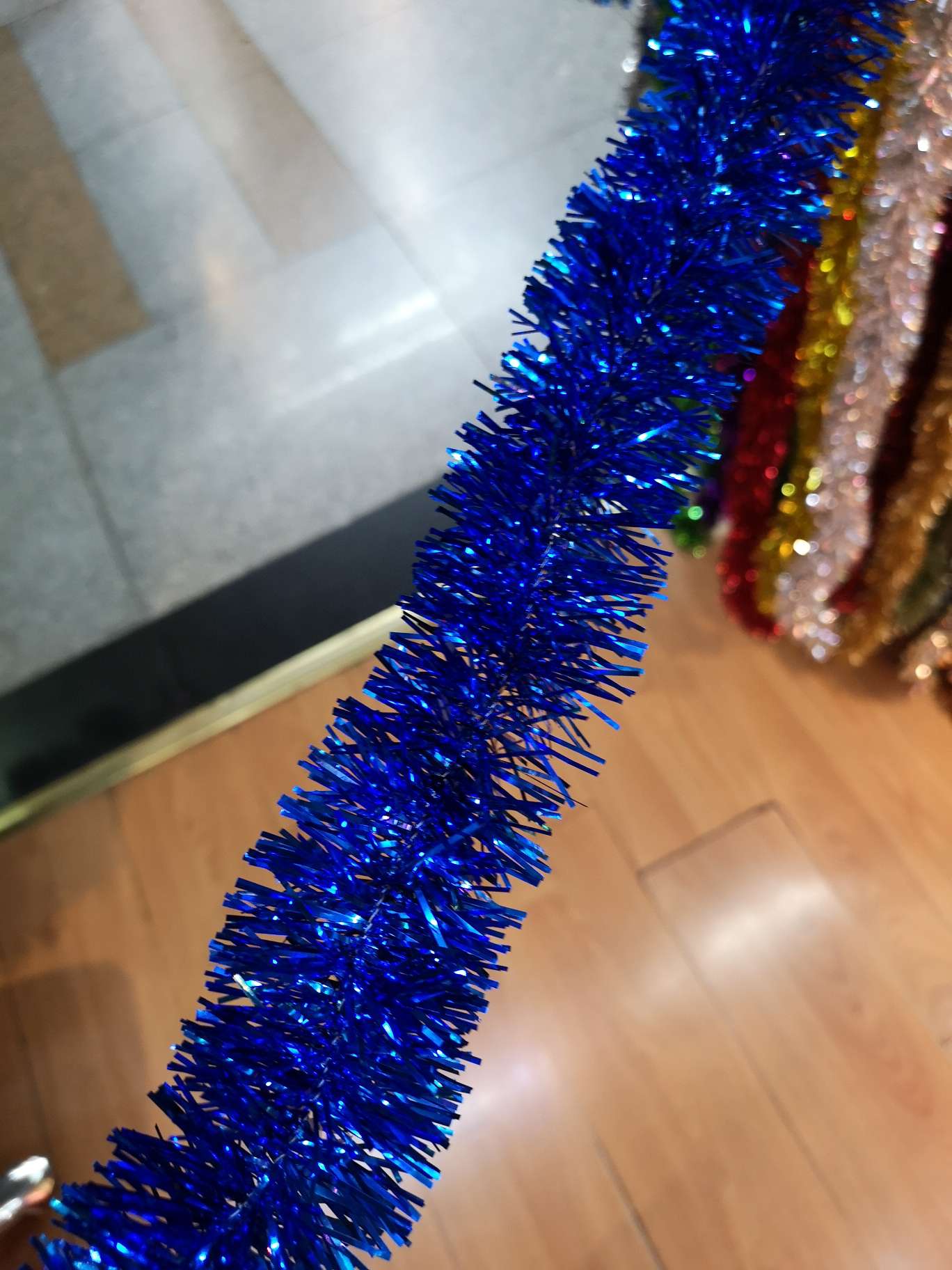 Christmas ribbons, royal blue, can be mixed colors
