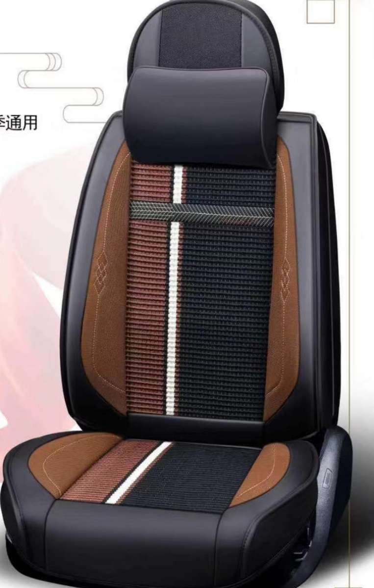 四季透气汽车座垫黑咖                                              