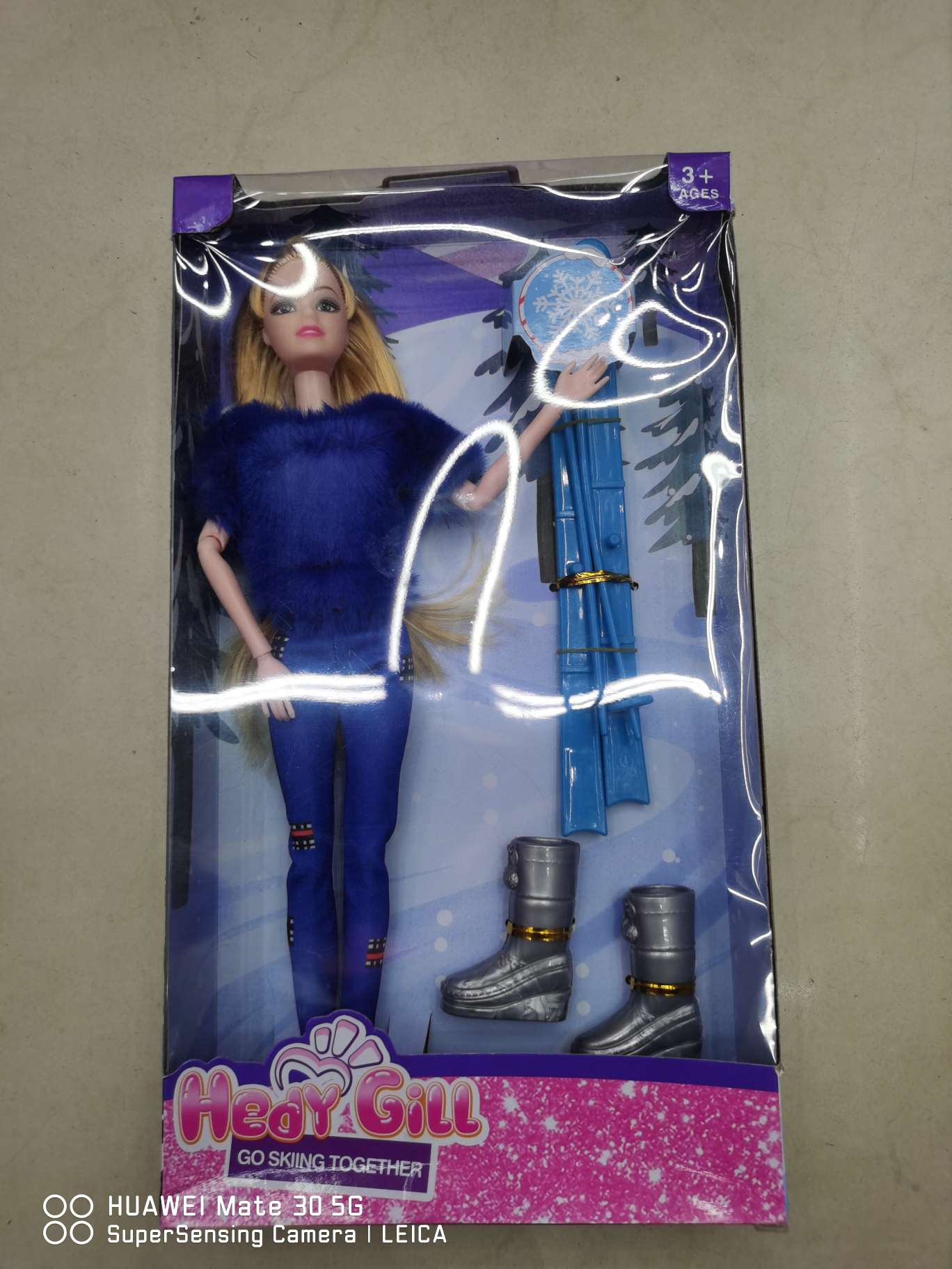 漂亮公主和雪橇