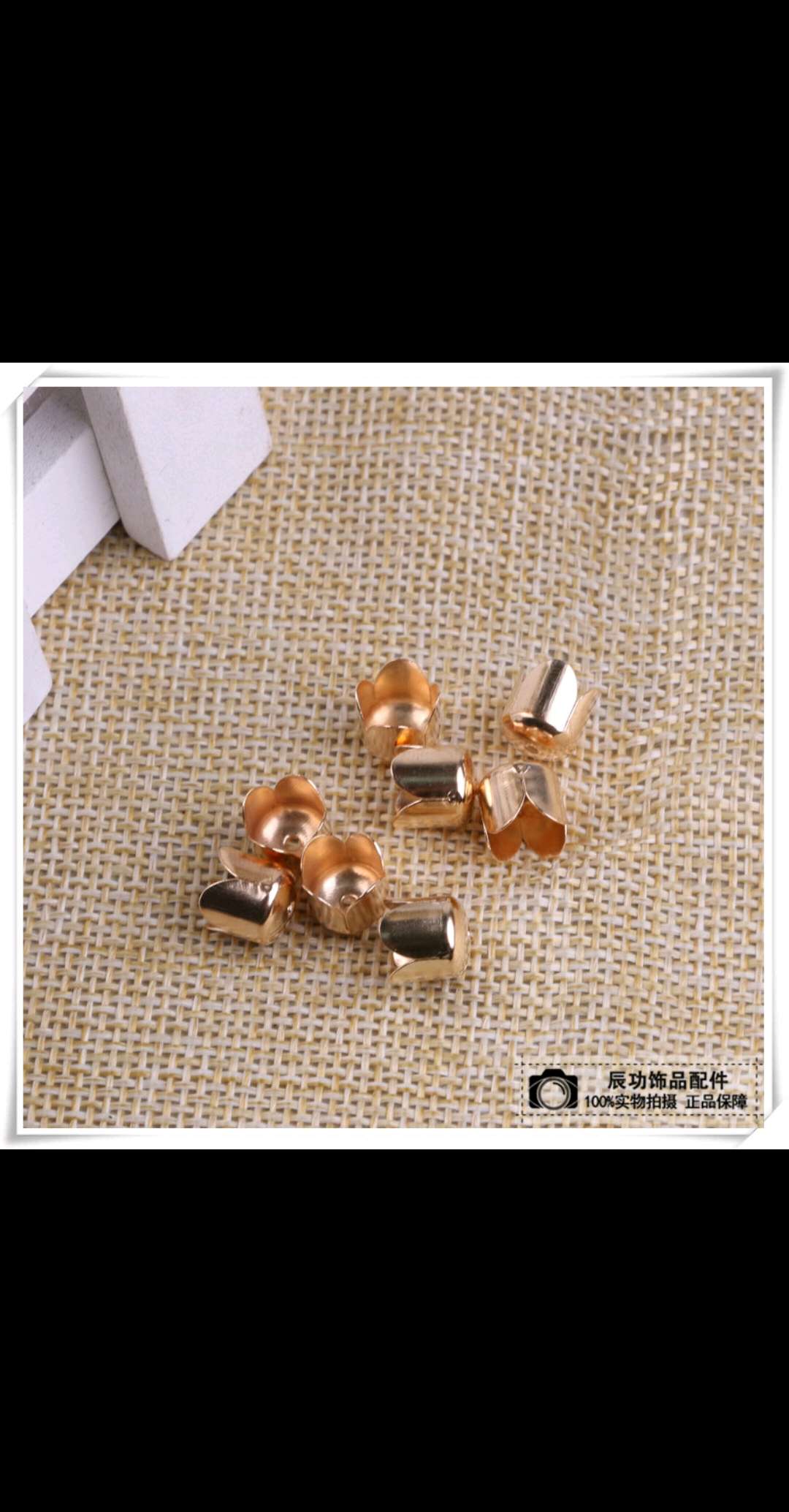 Four-leaf iron flower hat thumbnail