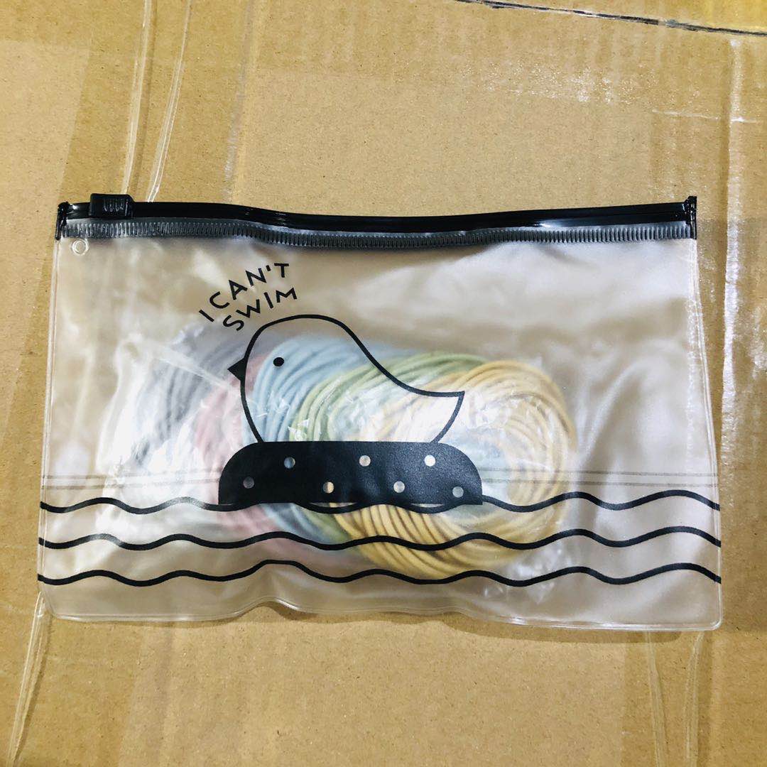 100 pieces of seamless children's rubber bands in chicken bags