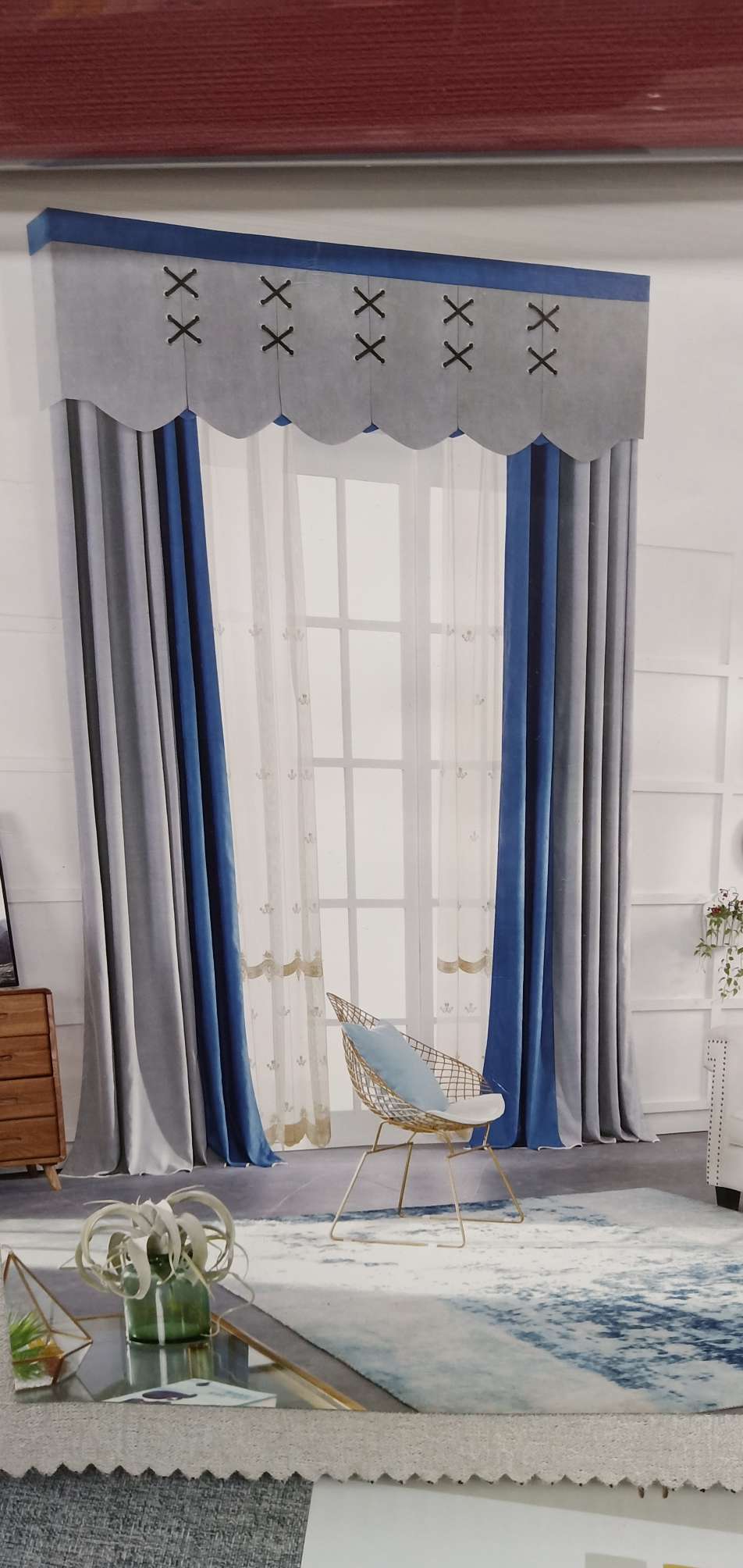 Blackout curtain fabric