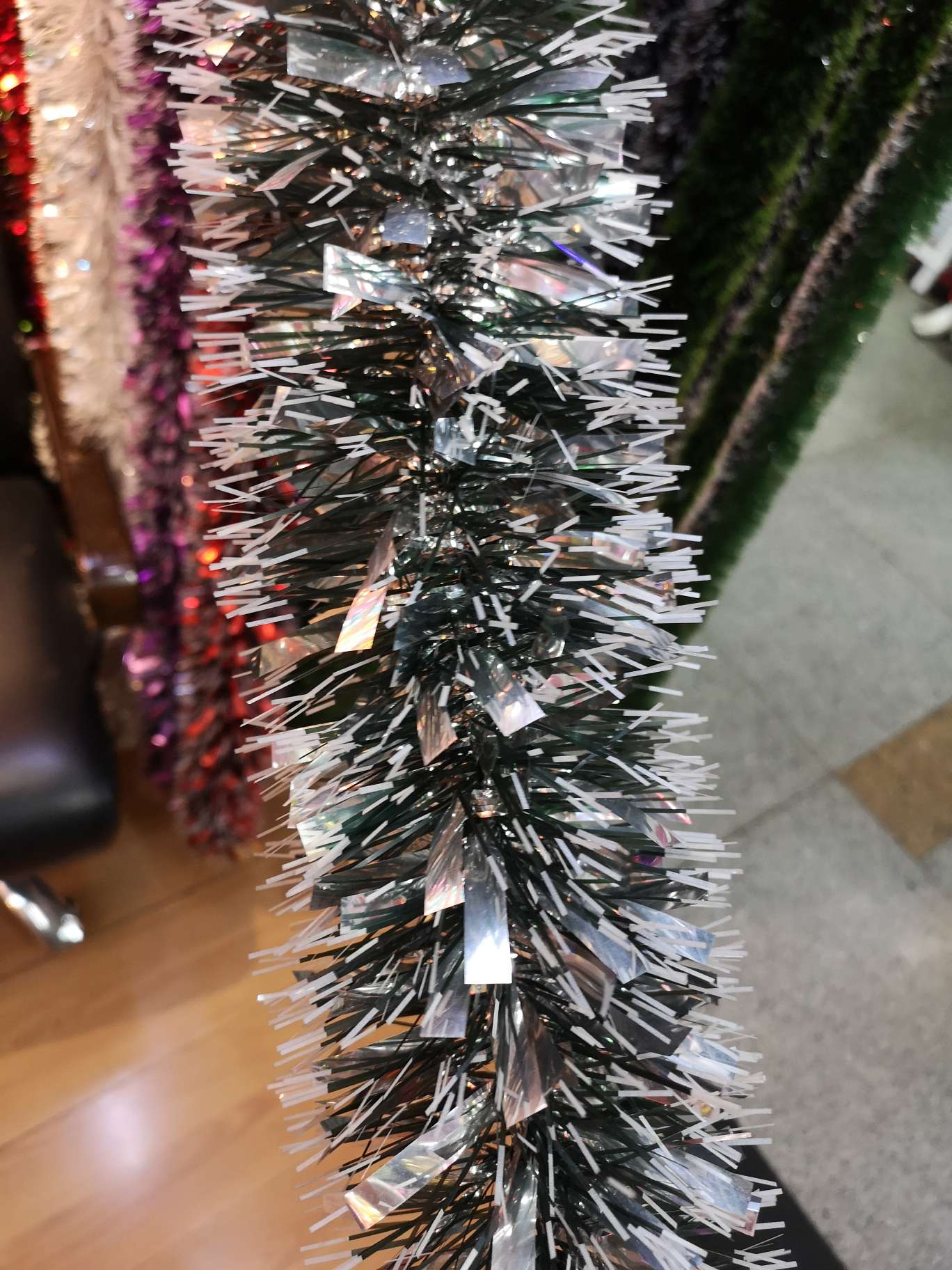 Christmas decorative ribbons, multi-colored Christmas silver, can be mixed colors