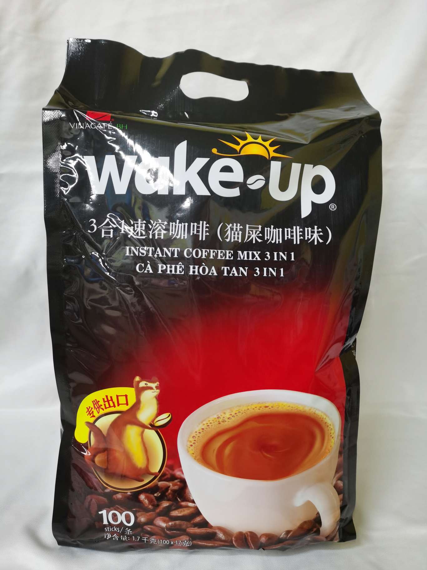 Wake-up 3合1速订溶咖啡（猫屎咖啡味）