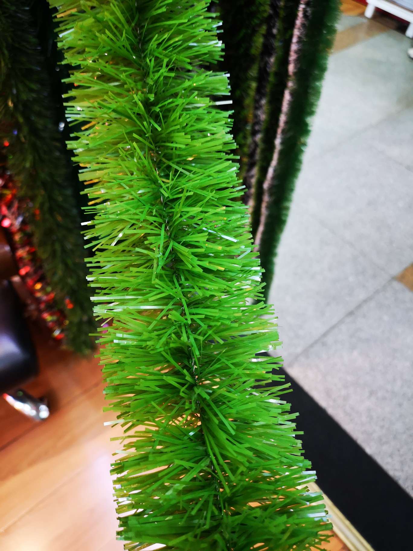 Tira decorativa de navidad, verde puro 1, color mezclable