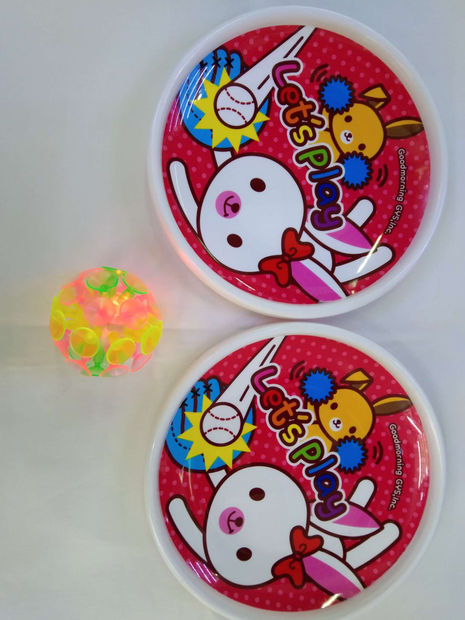 厂家直销15cm吸盘球带图案不带灯