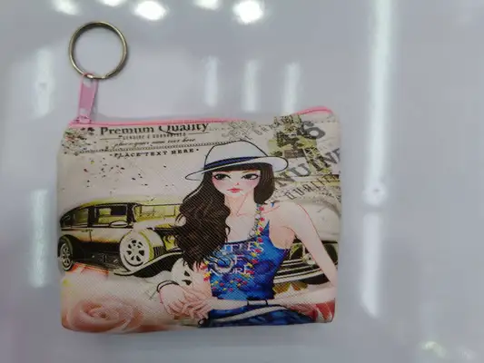 Hat girl small bag ten key chain thumbnail