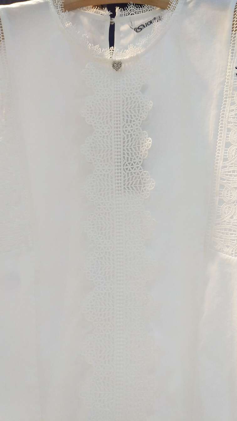 花边领花边袖时尚女上衣产品图