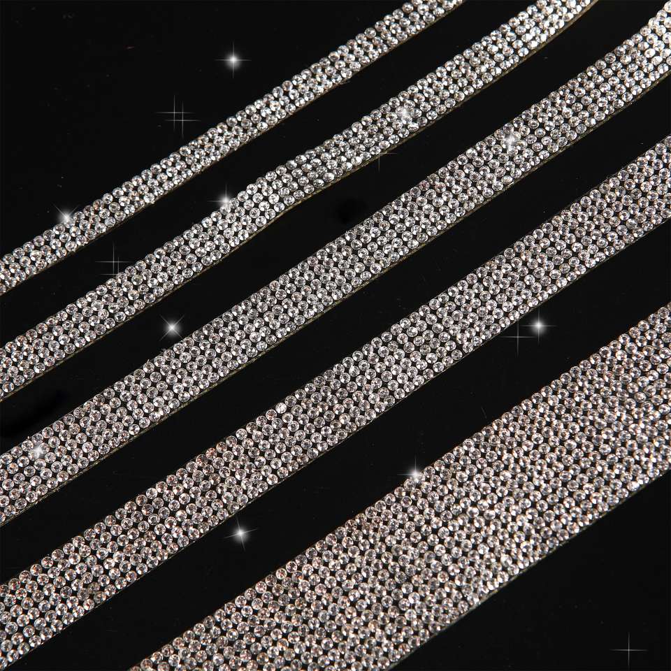 Custom rhinestone strip drill paste DIY decorative car decoration arts and crafts decoration decoration thumbnail