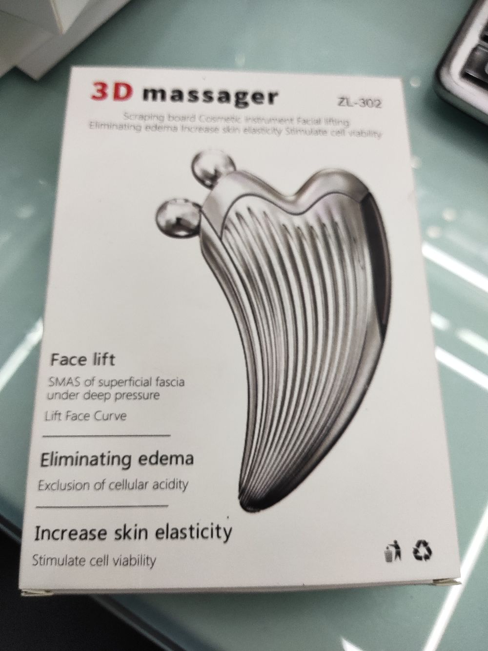 Facial slimming instrument Massager Manual roller massage instrument model lift beauty slimming instrument thumbnail