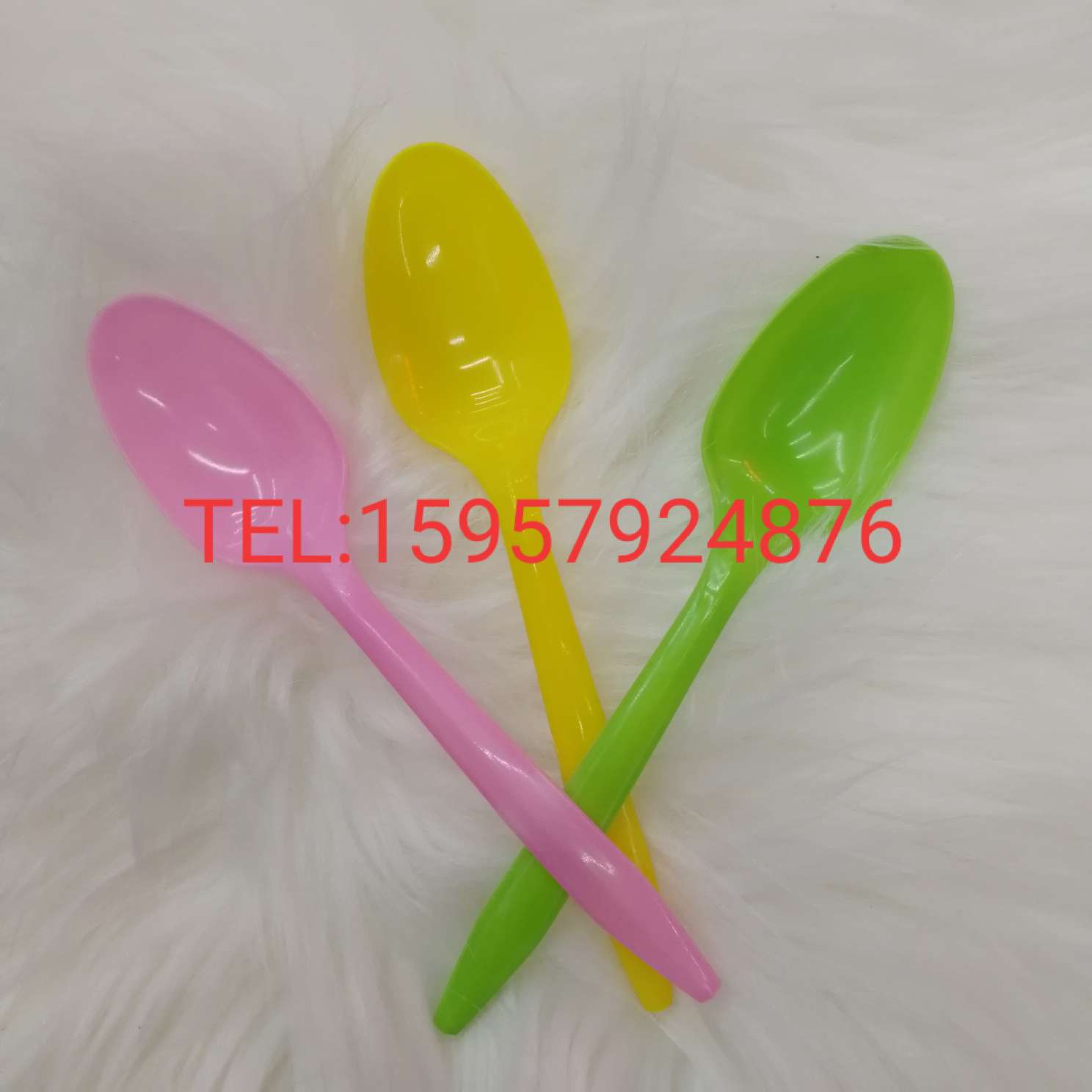 Disposable Color Knife, Fork And Spoon Party Party Home Can Be Mixed Color Specification drawing