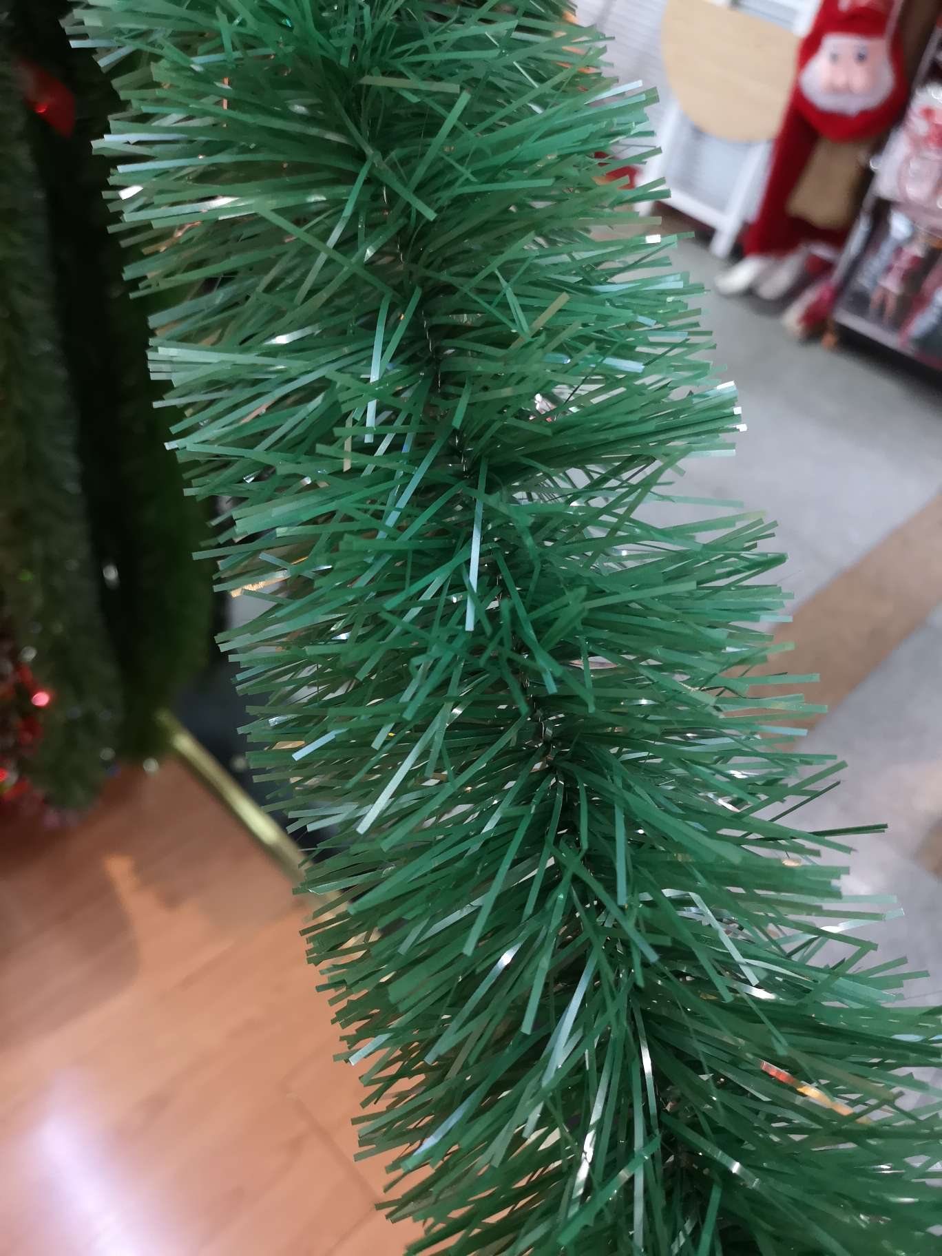 Tira decorativa de navidad, verde puro 2, el tamaño puede aceptar la reserva, puede mezclar el color