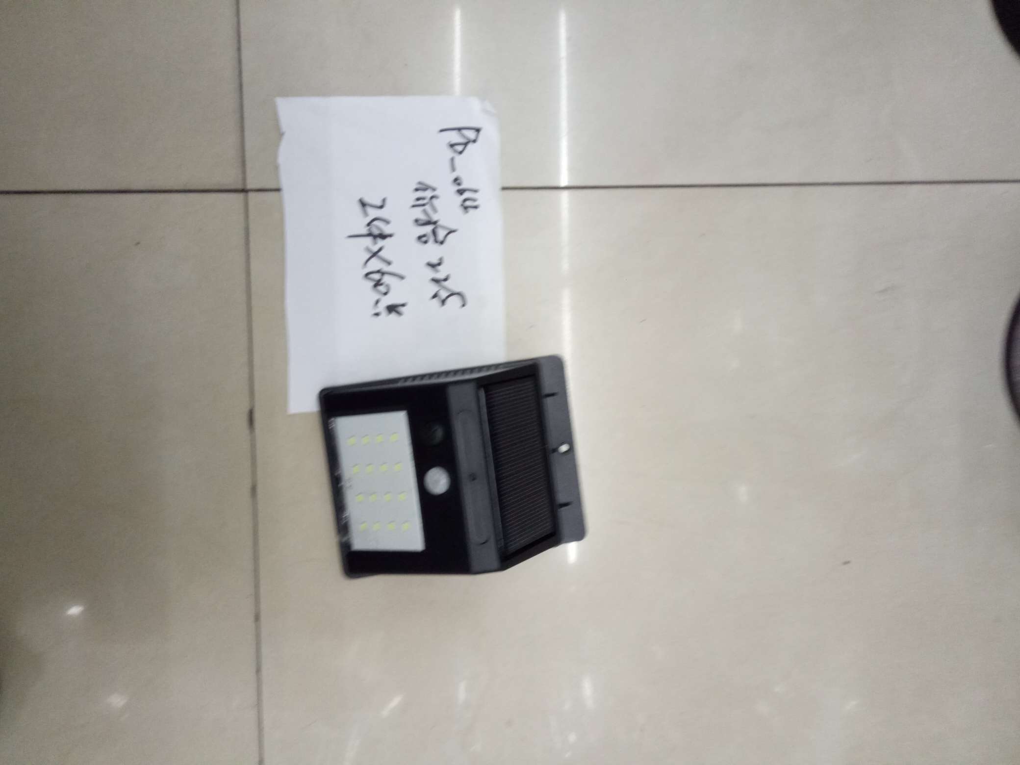 Solar wall lamp details Picture