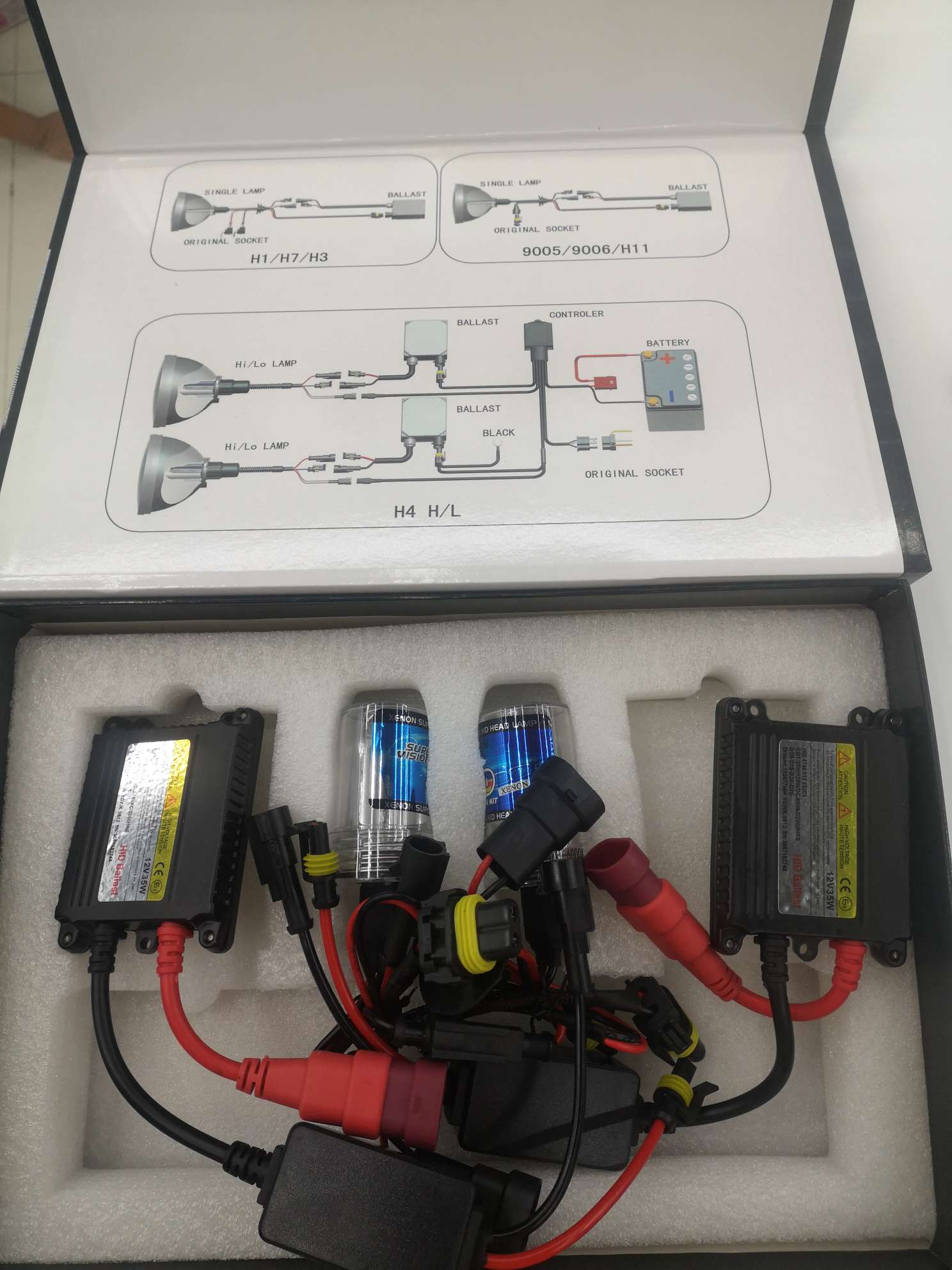 Hh1 H3 H7 H9 H11 9005 9006 35W Ultra-thin Xenon lamp Set thumbnail