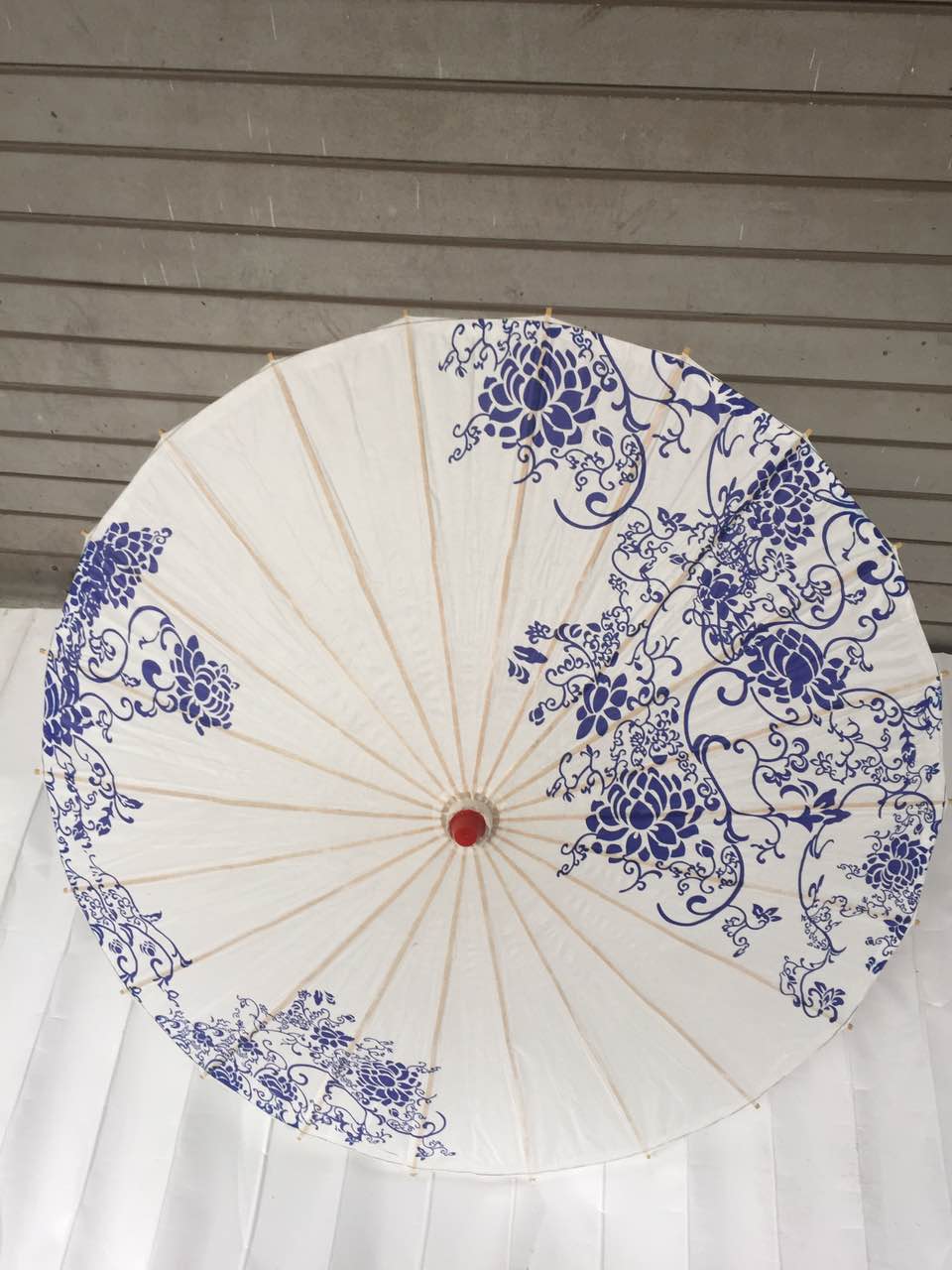 642花纸伞，大好河山细节图