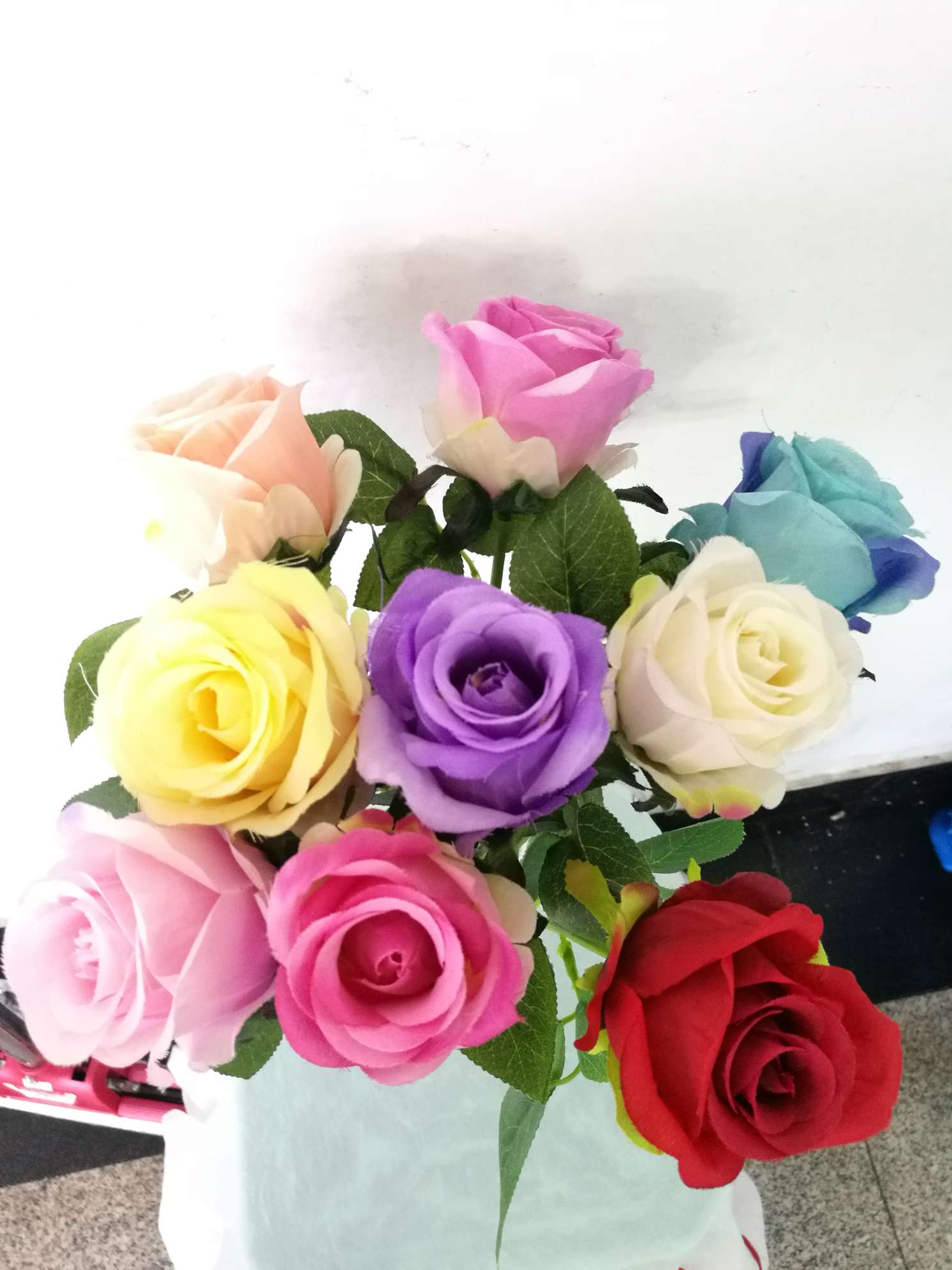 Single rose interior decoration wedding flowers thumbnail