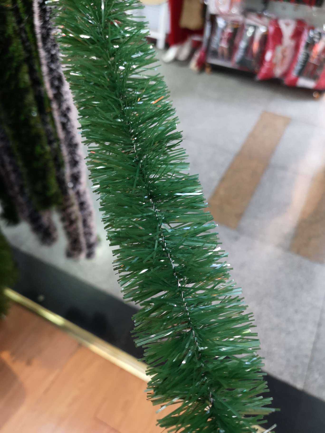 Tira decorativa de navidad, verde puro 3, el tamaño es aceptable para la reserva, puede mezclar el color