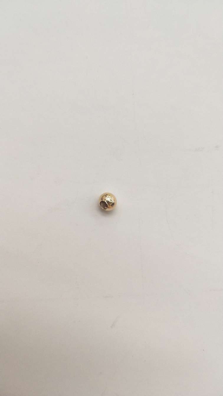 Genuine gold 4mm copper beads thumbnail