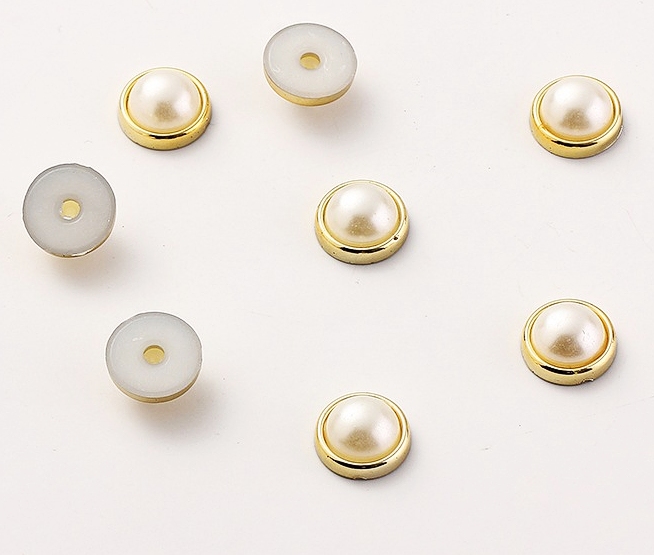 Manufacturers direct shoe decoration accessories Pearl clothing accessories heel shoe upper nail accessories customized UV hammer nail thumbnail