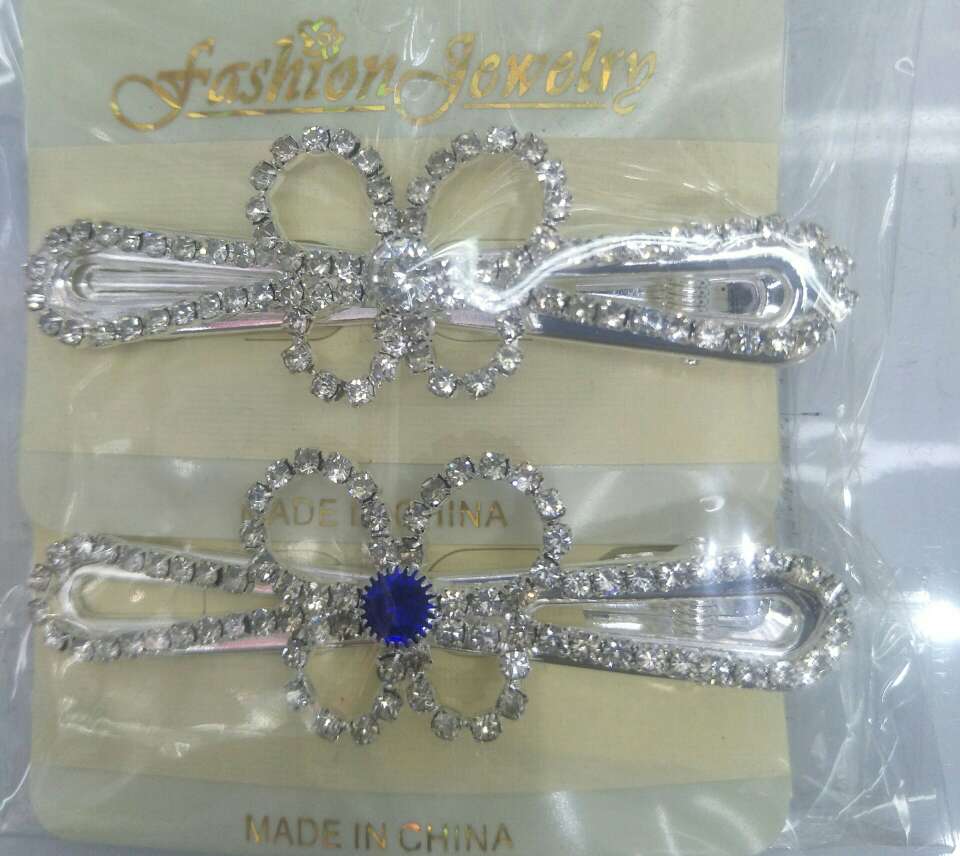 蝴蝶形八字压夹图