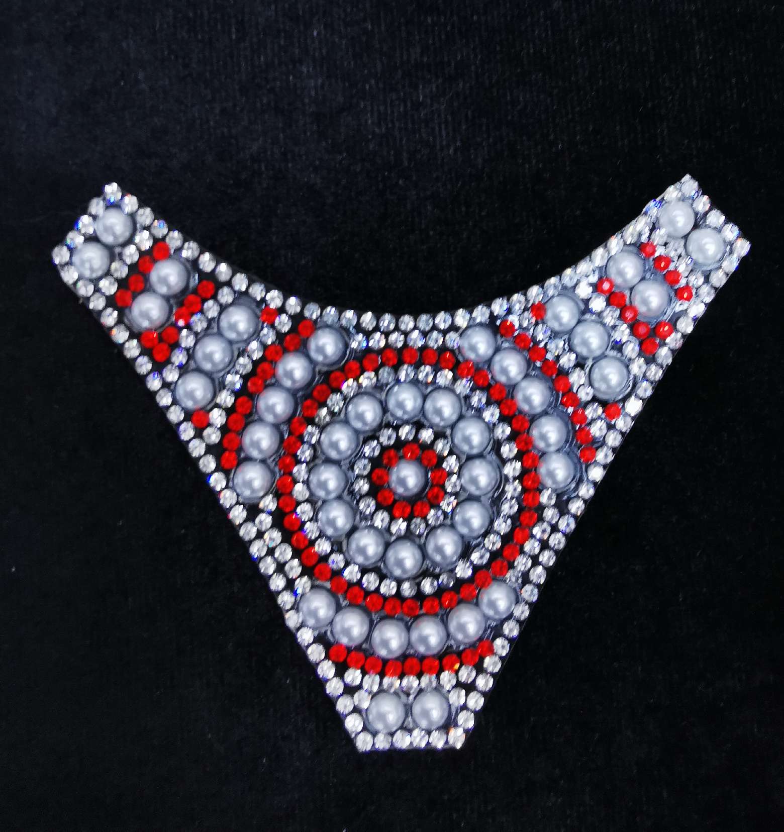 鞋面装饰 鞋头 玻璃水钻 新款定制女拖女凉鞋 童鞋 鞋面辅料细节图