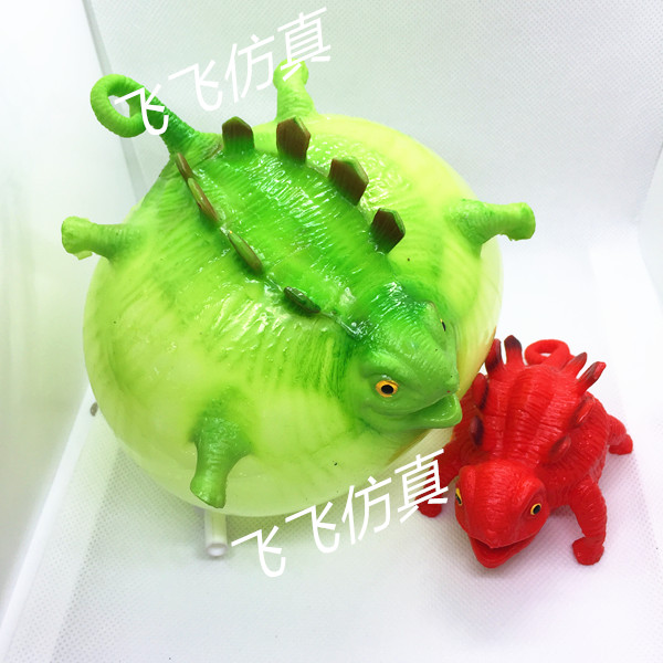 Douyin best-selling hot style animated animal series web celebrity to promote the night market children cognitive toys horror toy manufacturers direct new dinosaur blowing animals thumbnail