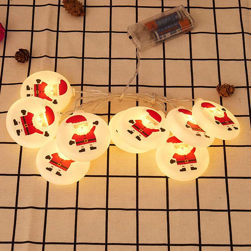 圣诞圆形灯串led装饰灯串，节日气氛装饰灯串详情图9
