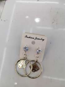 Wafer accessory earring