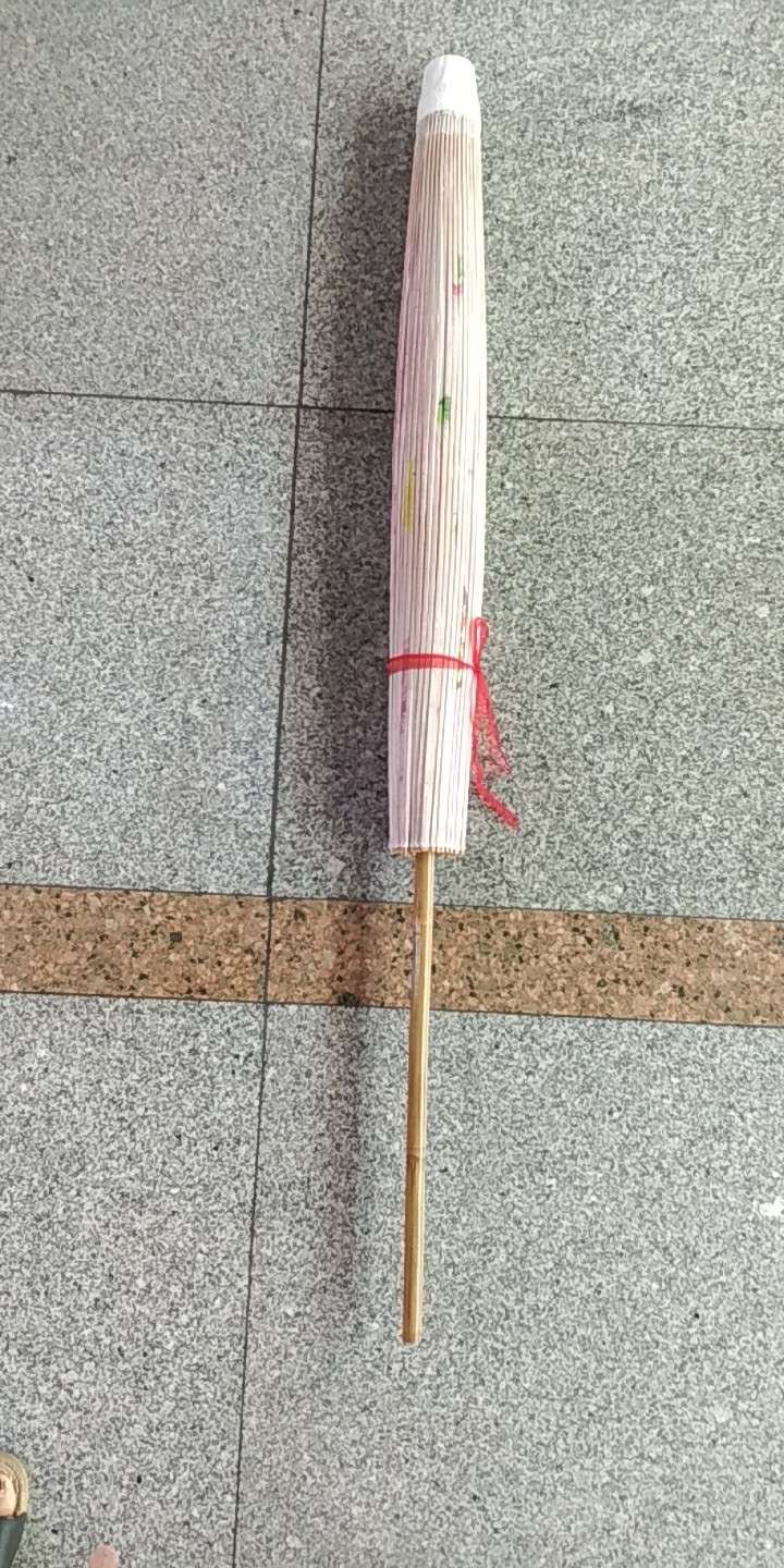 纸伞/跳舞伞/包包/雷丝白底实物图