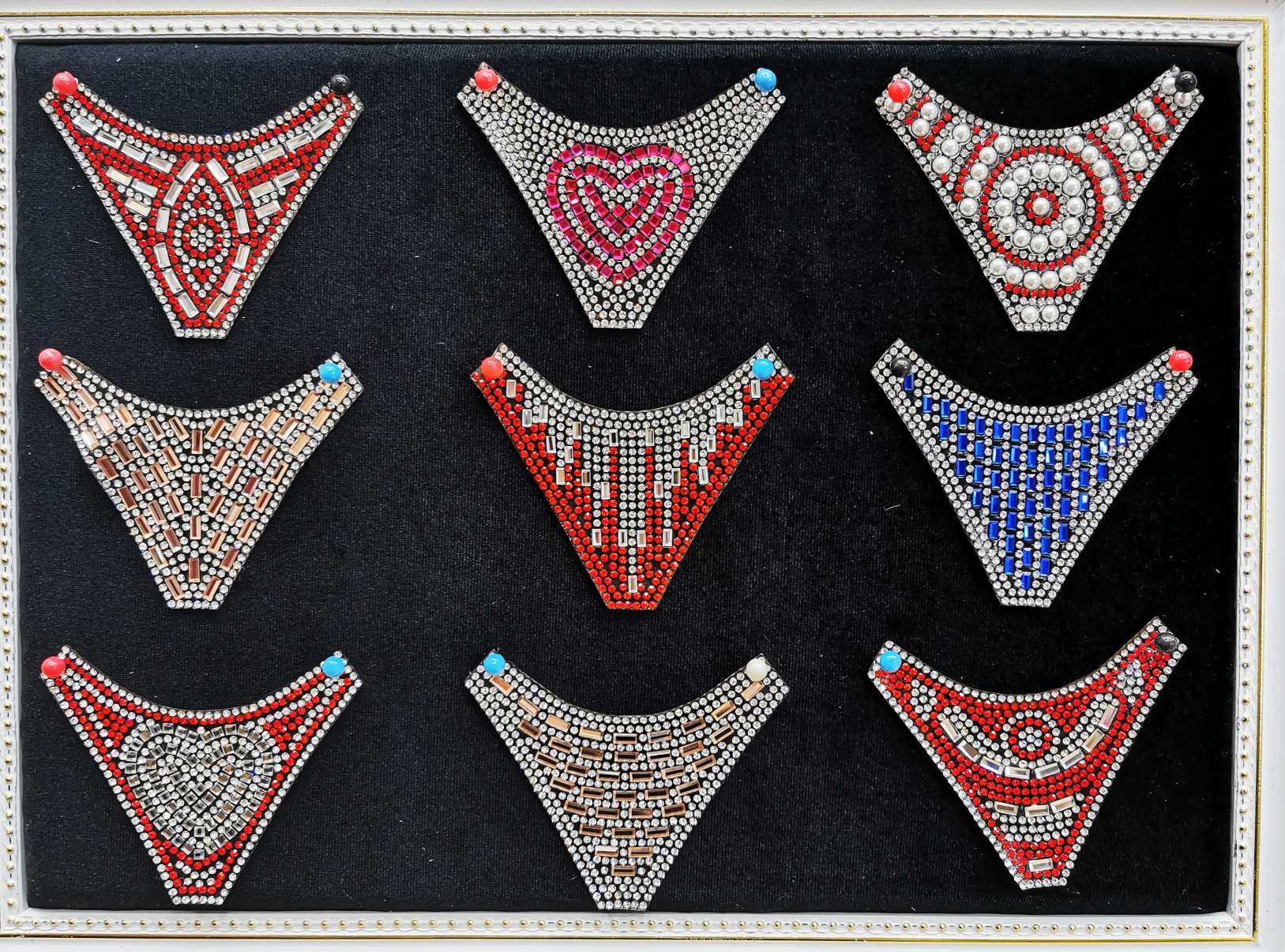 鞋面装饰 鞋头 玻璃水钻 新款定制女拖女凉鞋 童鞋 鞋面辅料详情图7