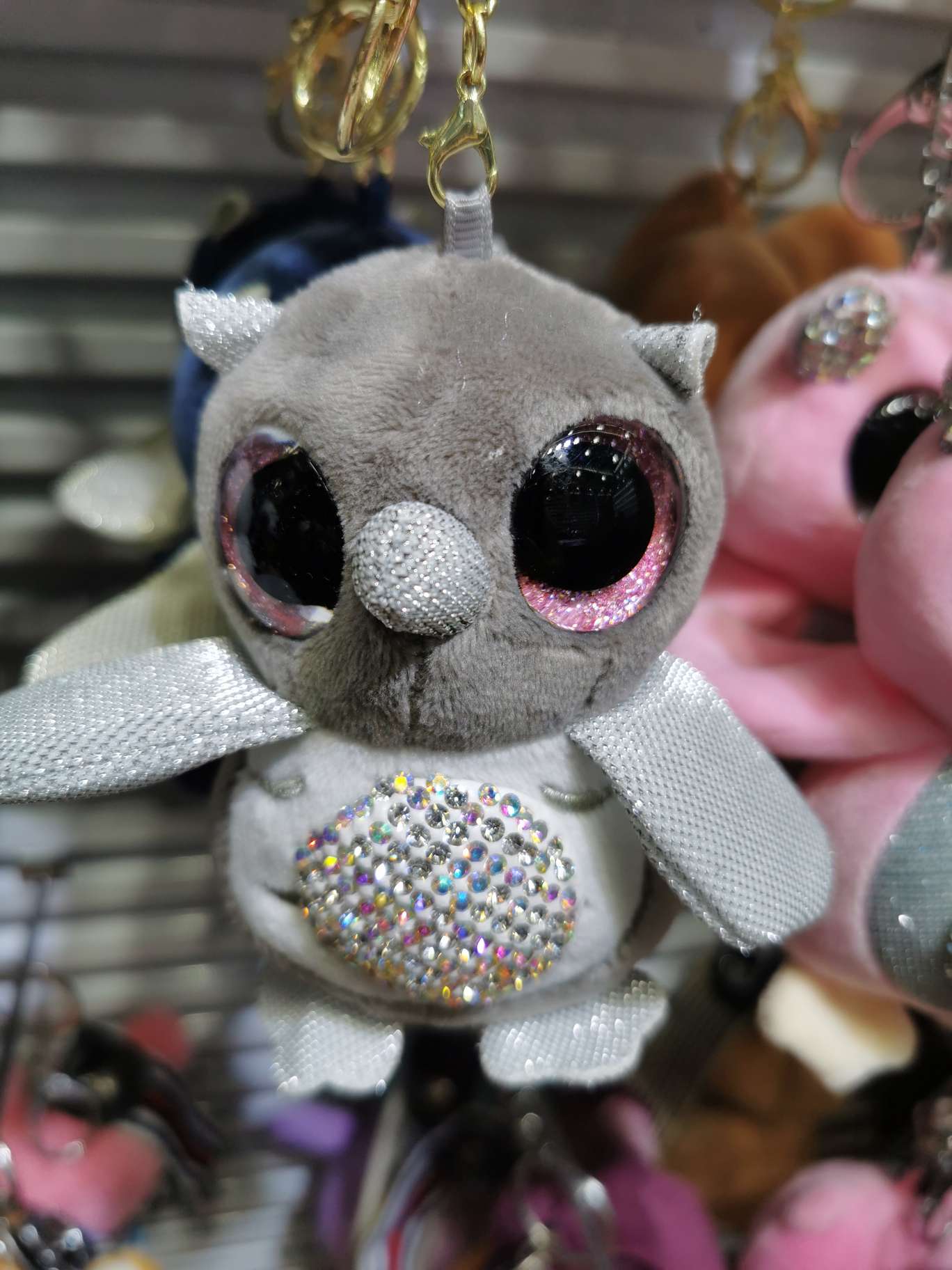Velvet doll keychain