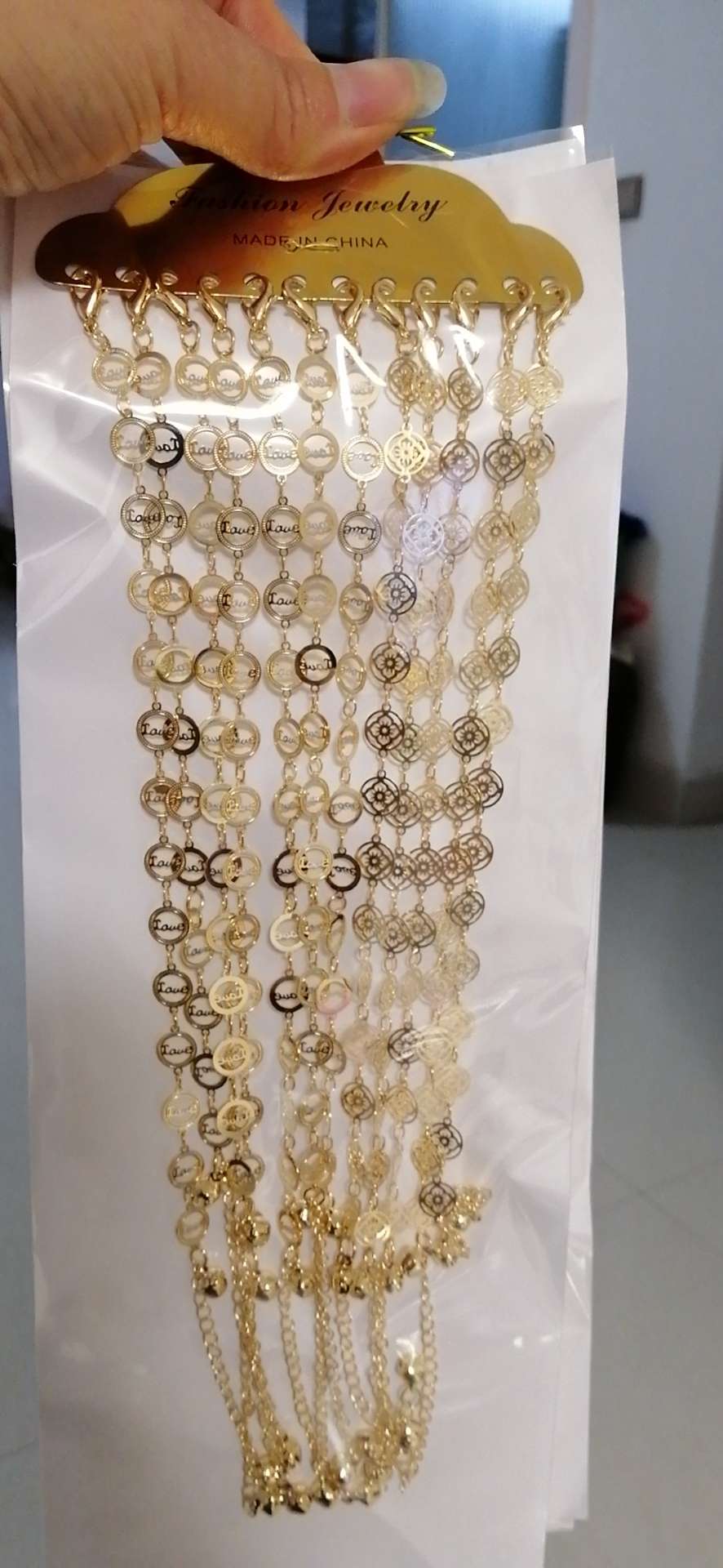 English letter bracelet ankle chain thumbnail