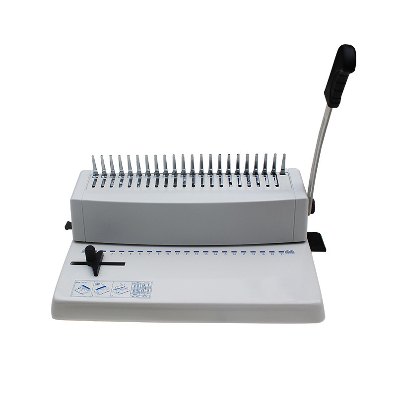 S308 rubber ring binding machine 21 hole comb binding machine Contract binding machine details Picture