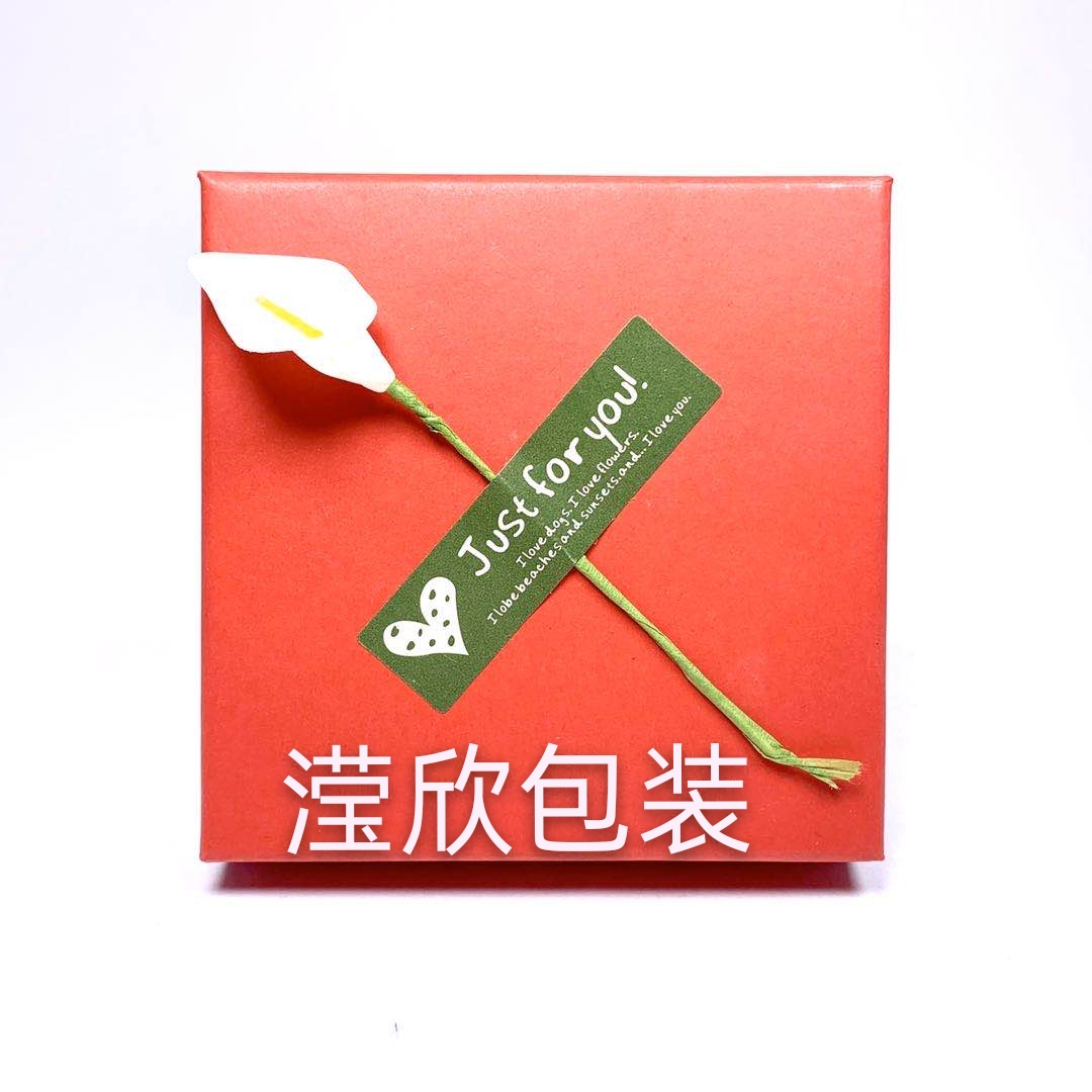 Jewelry packaging paper products gift box storage box Lily necklace box