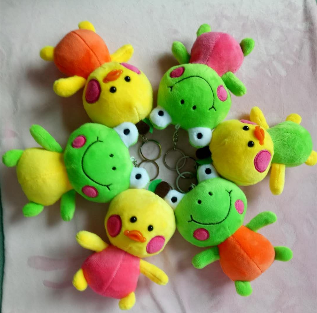 Frog and duck pendant