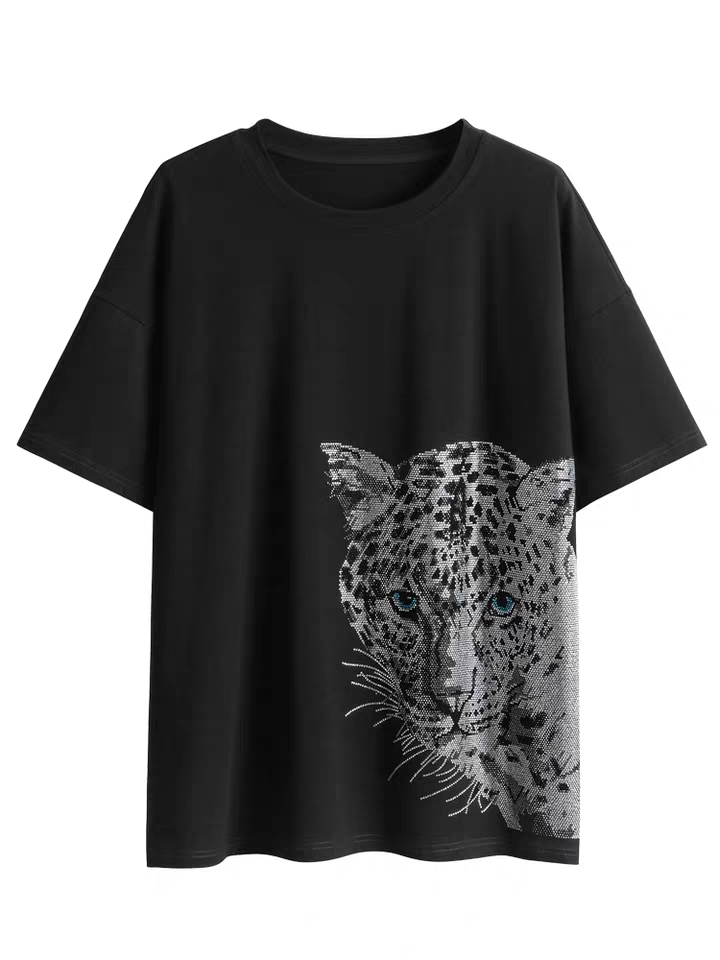 T-Shirts On The Drill, A Variety Of Colors, Can Be Customized Patterns undefined