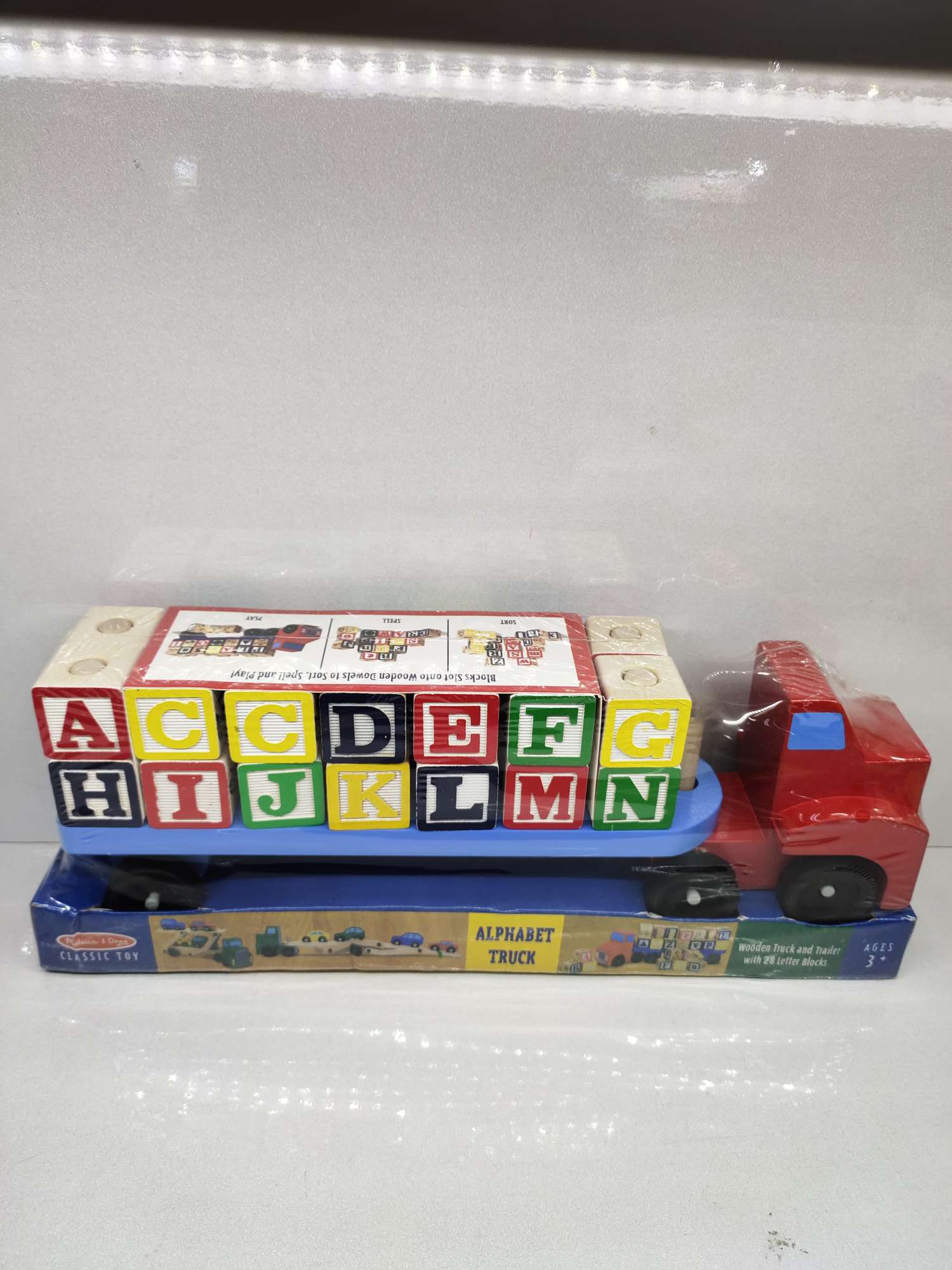 字母数字早教益智卡车玩具