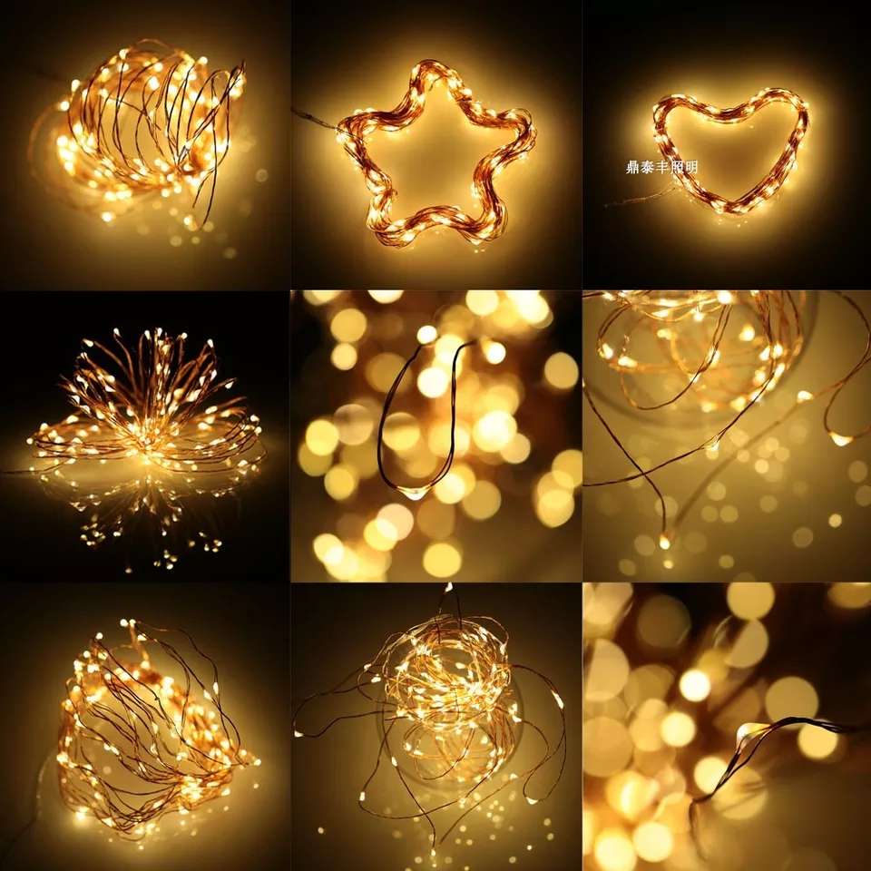 Battery copper wire light, 10-meter led copper wire light, battery box copper wire light string, wholesale in stock, outdoor decoration, multi-functional festival color light, star light Application Scenario