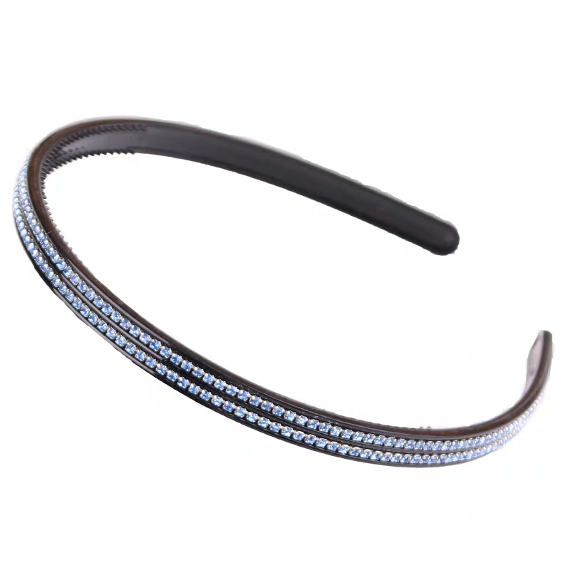 Headband Female Headband Pressure Haircard Simple Korean Hair Bundle All Go Out Korean Version Rhinestone Hair Hole With Headband undefined