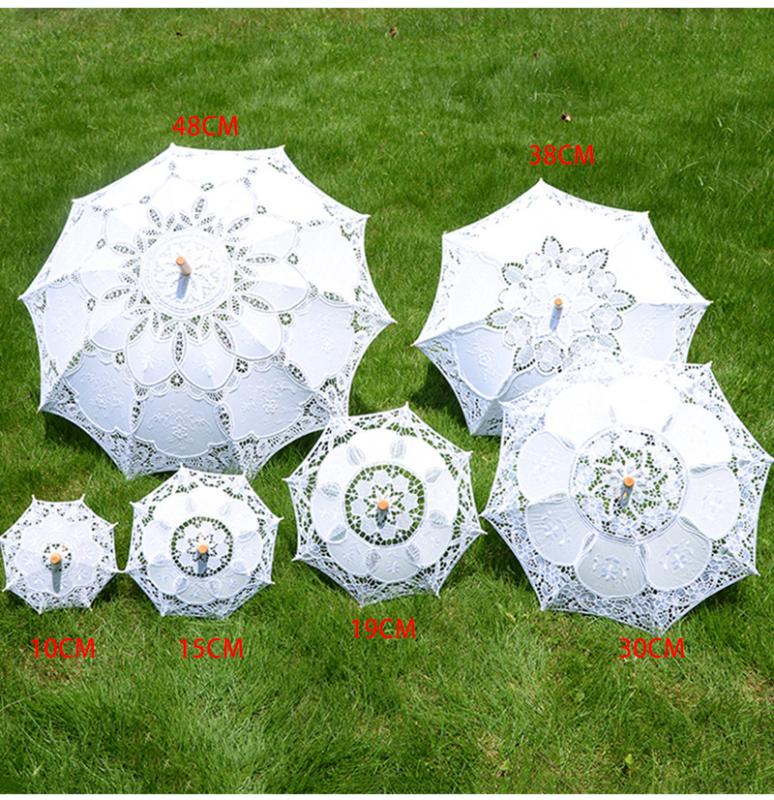15公分绣花伞细节图