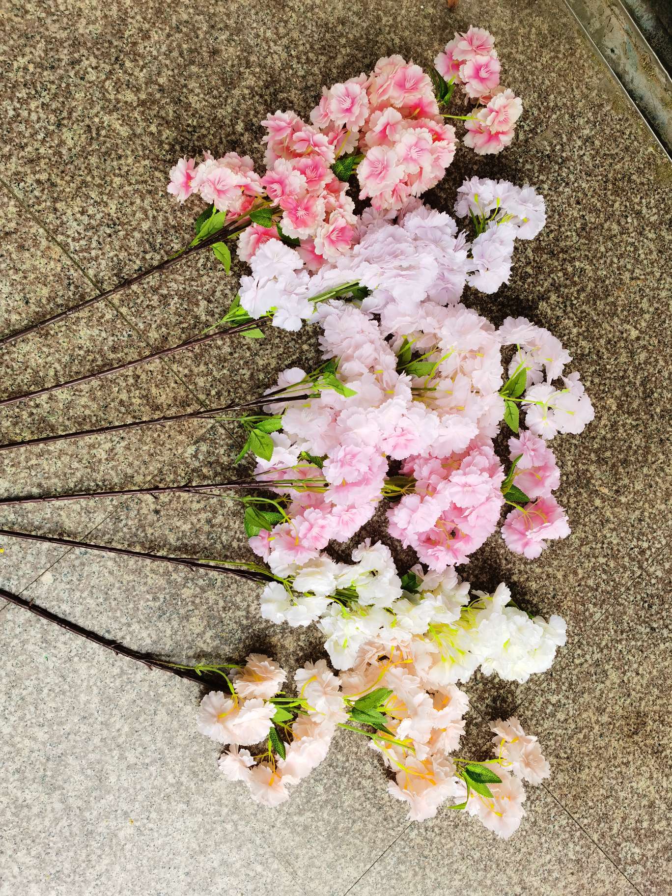 Simulative Plant Decoration Excellent Colorful Super Dense Cherry Blossom Branches details Picture