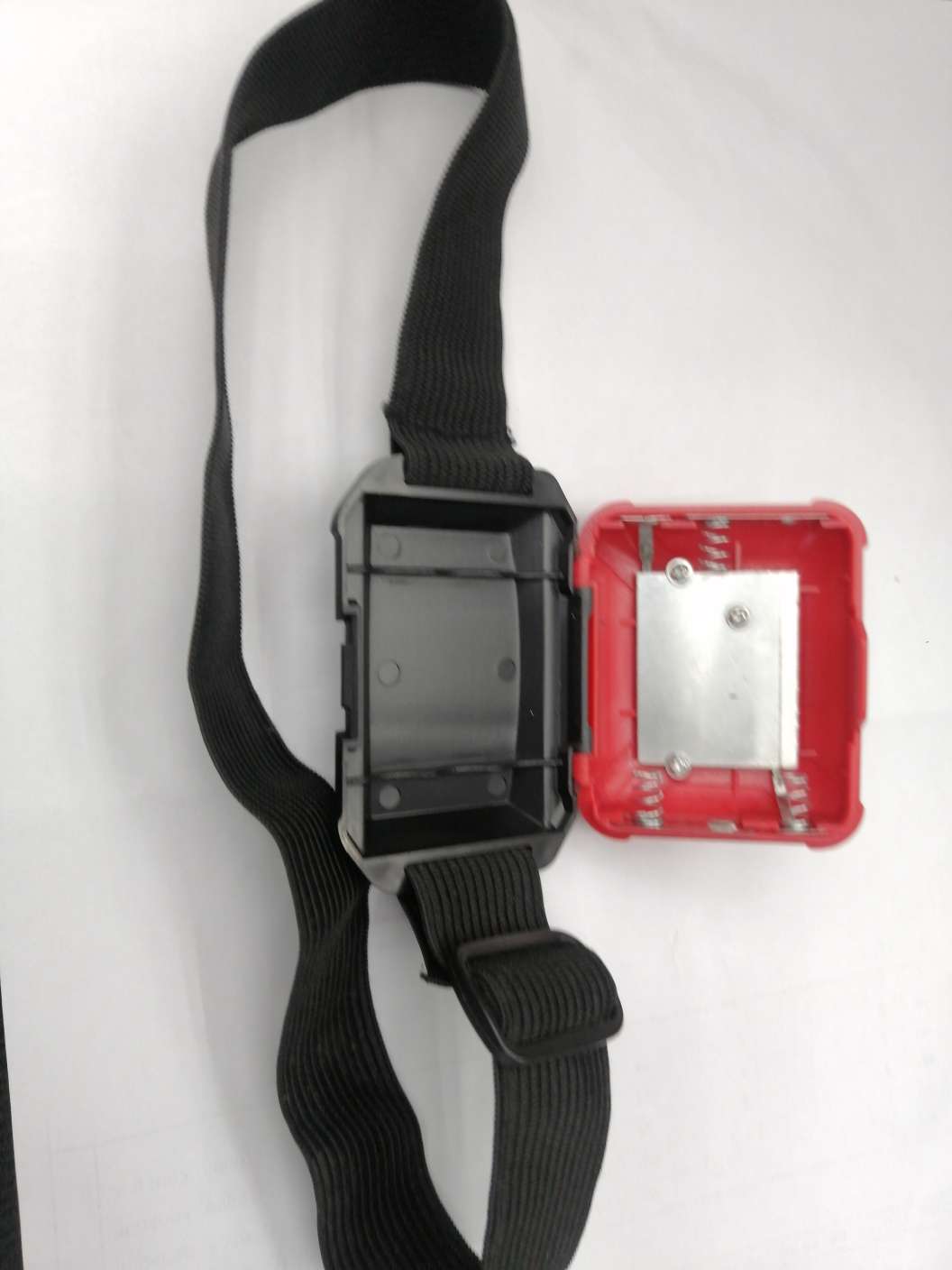 USB头灯    型号397B   材料塑料   灯泡USB   放我3节5号电池，白底实物图