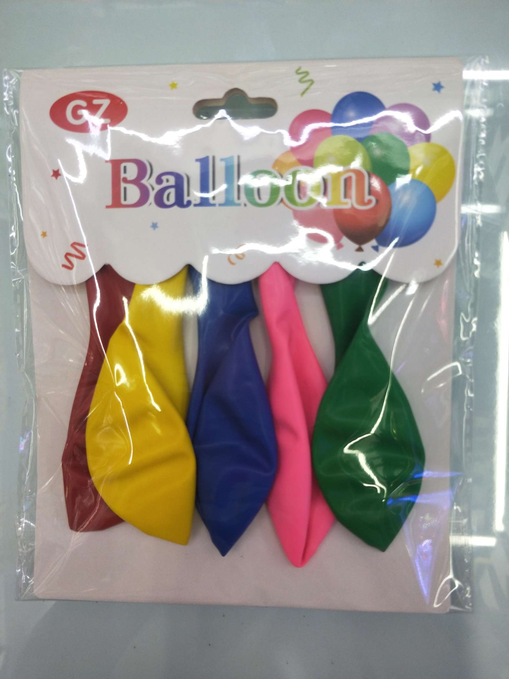 Balloon through card