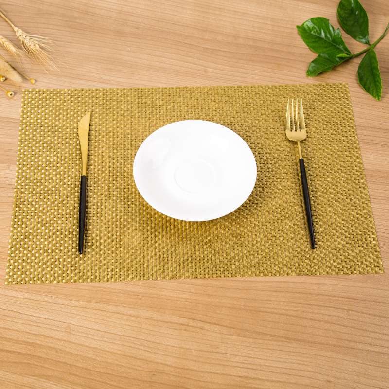 Customized pvc Western placemats, solid color hotel Western placemats, Teslin 8*8 table MATS, anti-slip factory direct sales Application Scenario