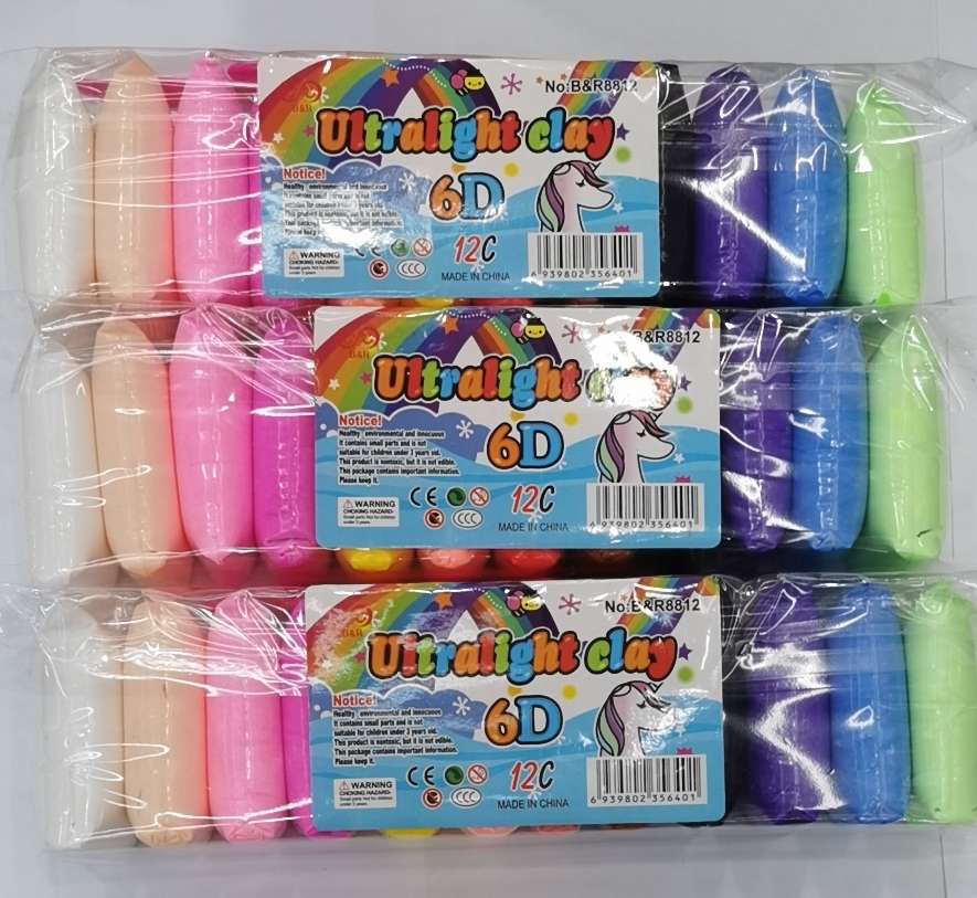 10 g 12 color ultralight clay