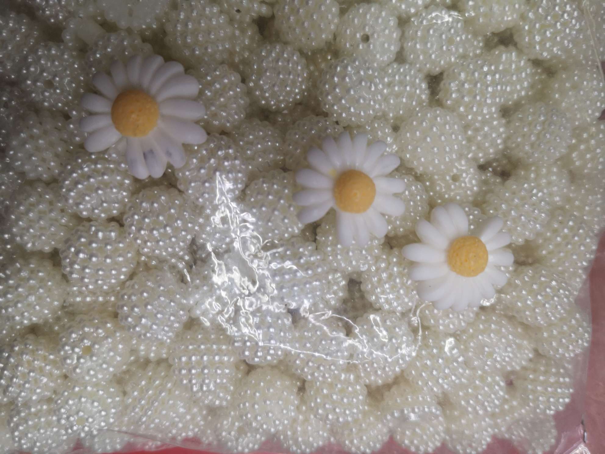 14#16#18#组装杨梅球，常规米白色纯白色，颜色定做产品图