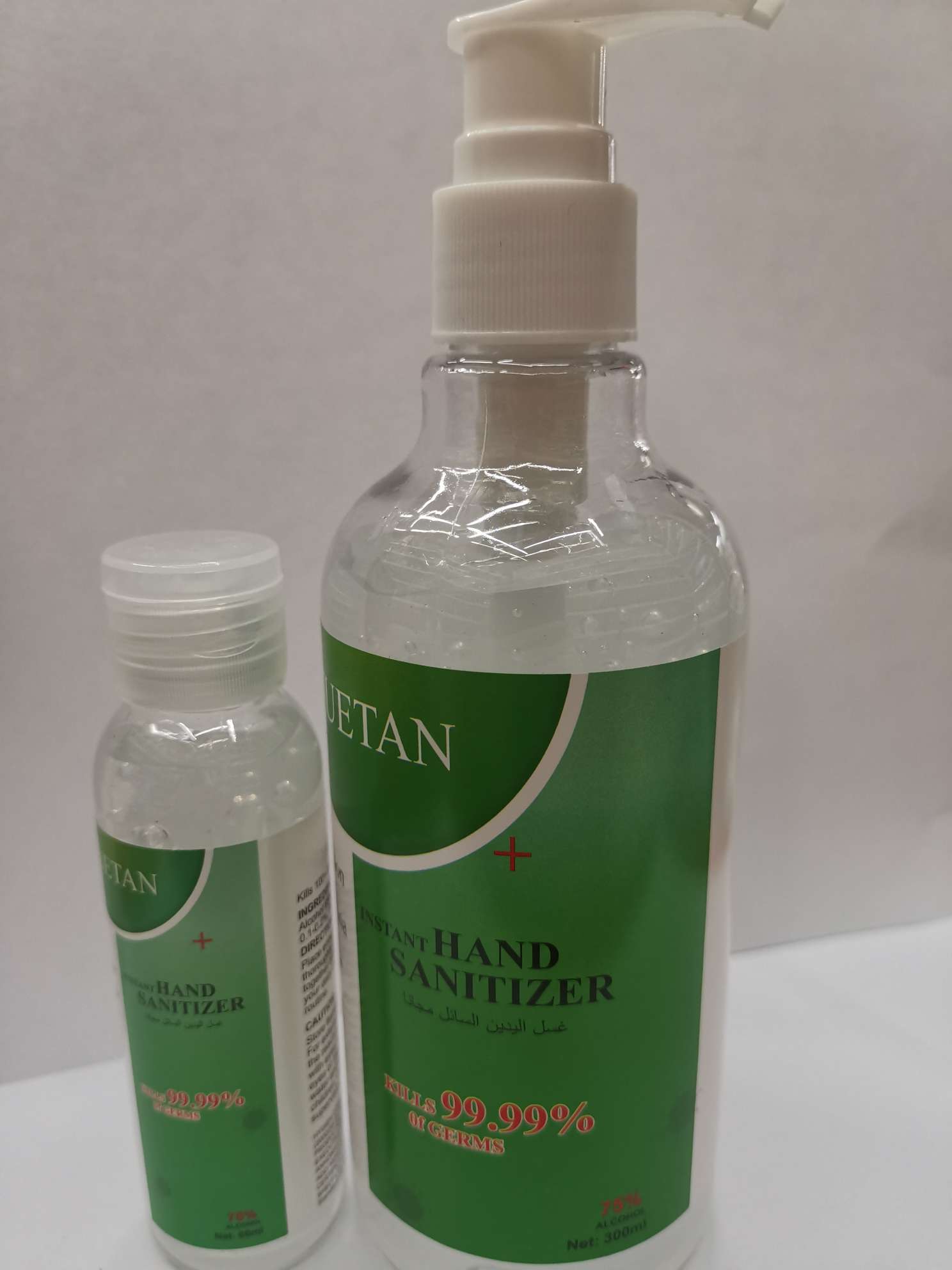 Direct sales from the manufacturer of alcohol-based hand sanitizers for export
