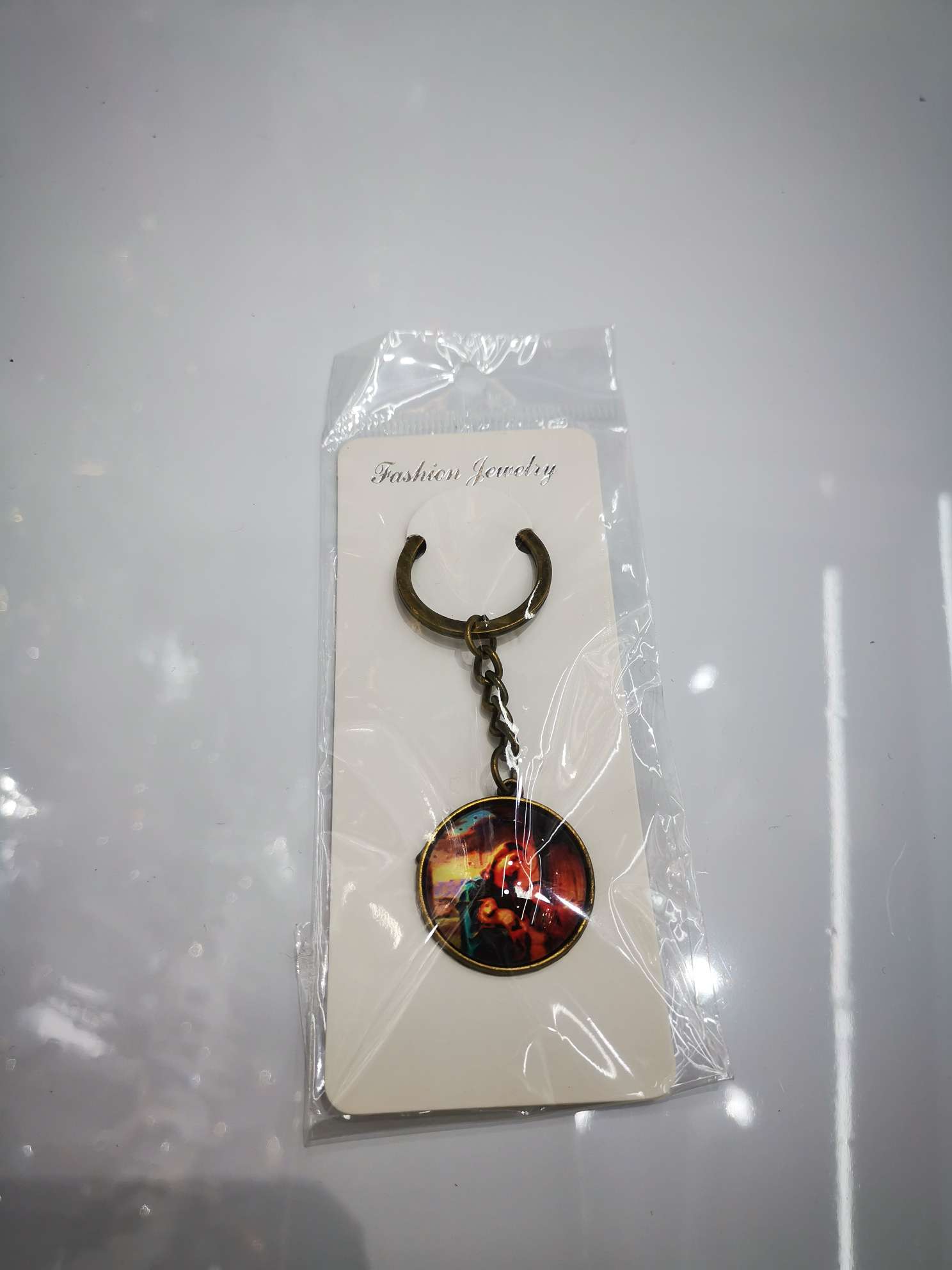 铜片钥匙扣