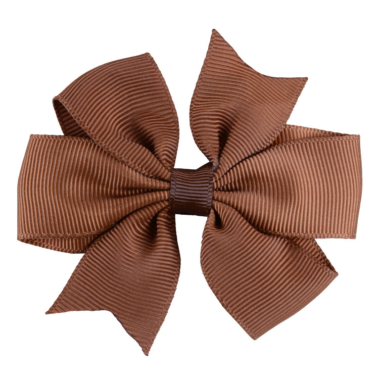Shrimp Express Foreign Trade Children's Hair Accessories Supply Hot V-Shaped Dovetail Rib With Bow Hairpin 40 Colors Support Custom undefined