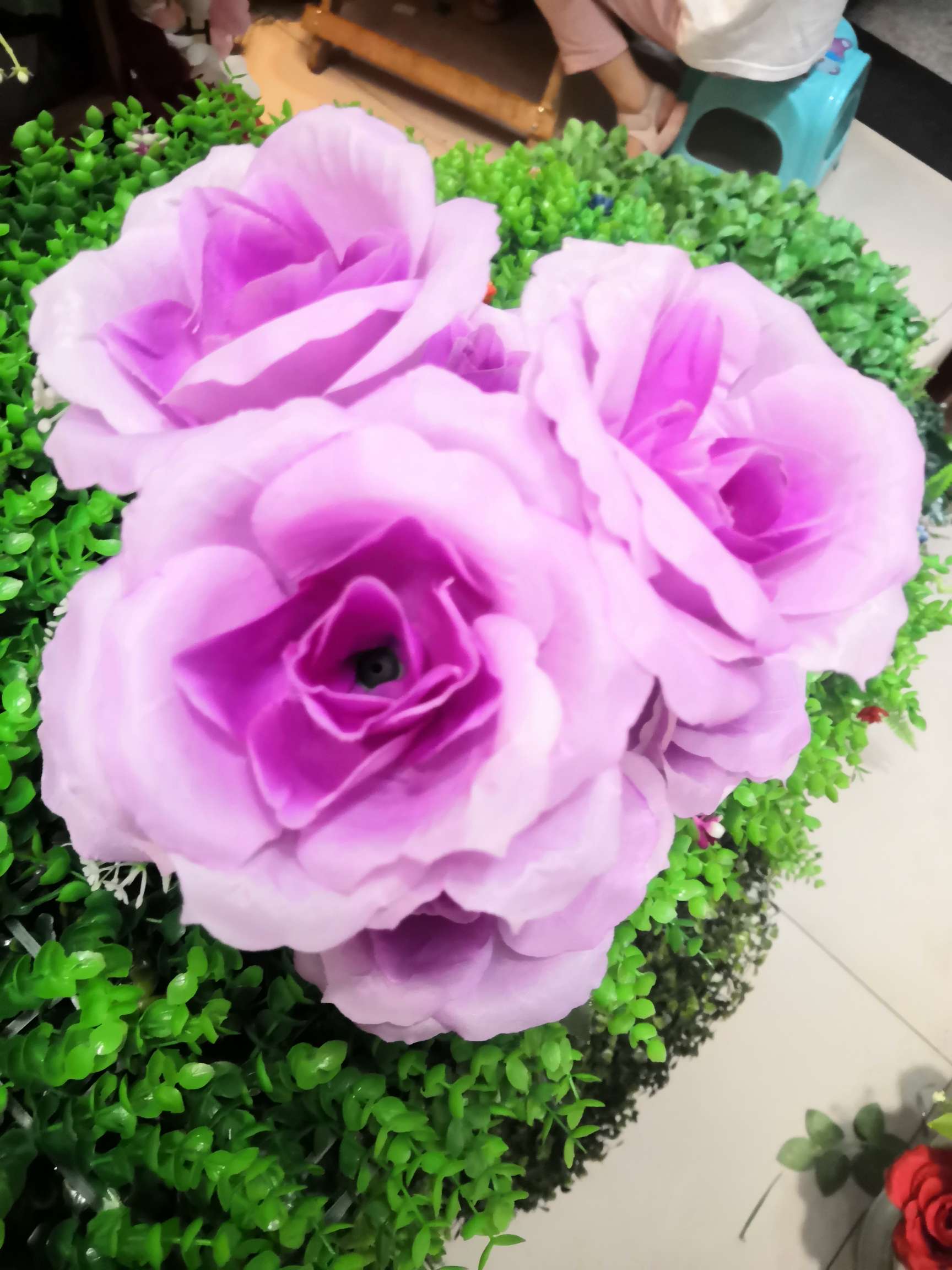 毛线仿真太阳花清明花礼盒仿真花瓣假花小件工艺品产品图